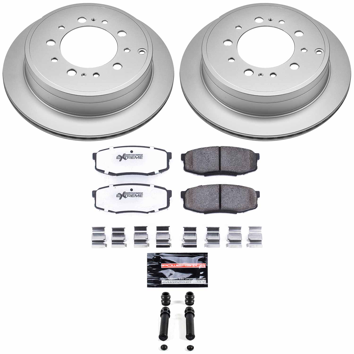 Z36 Truck & Tow Carbon-Fiber Ceramic Brake Pad and Coated Rotor Kit