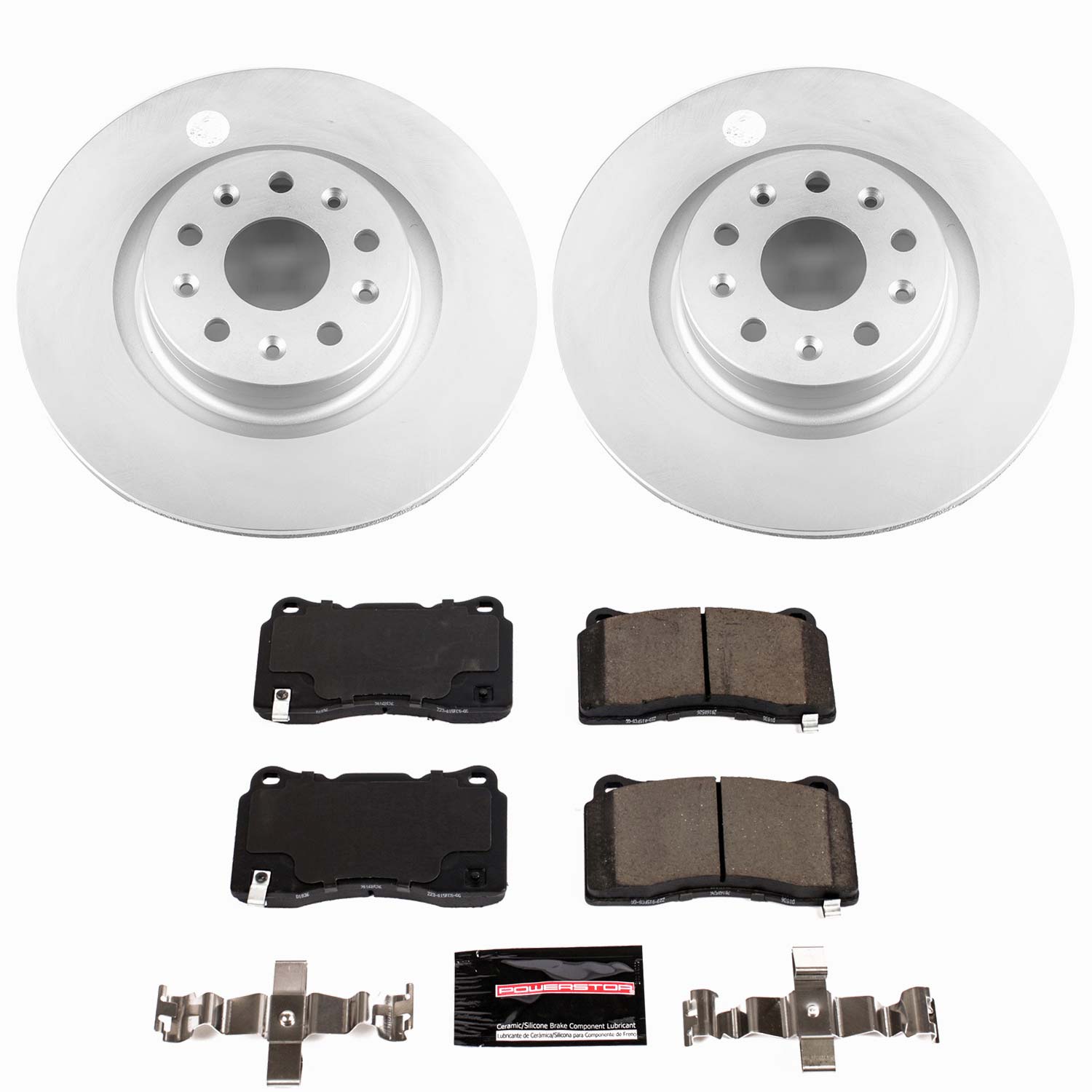Z23 Daily Driver Carbon-Fiber Ceramic Brake Pad and Coated Rotor Kit
