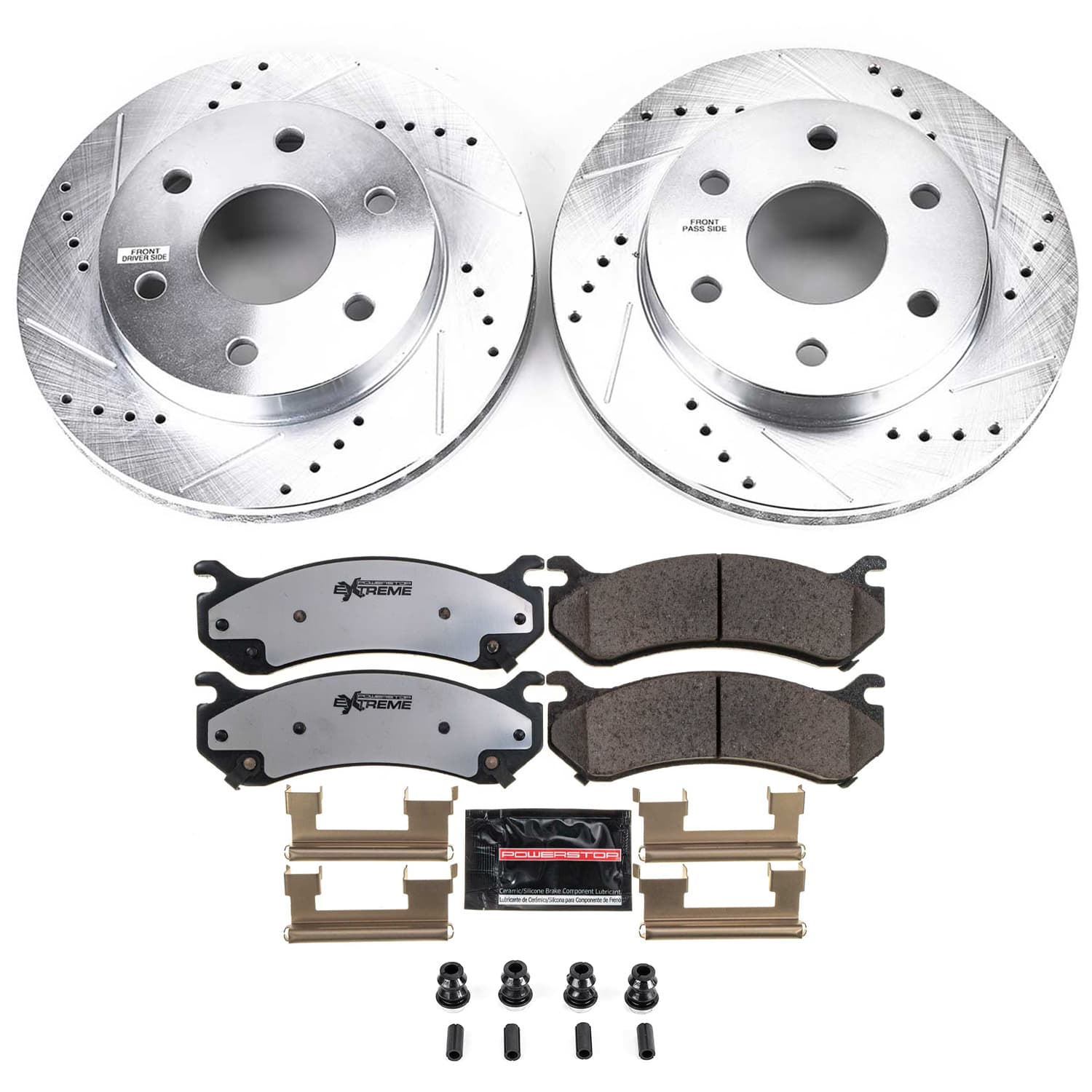 Z36 Truck and SUV Carbon-Fiber Ceramic Brake Pad and Drilled & Slotted Rotor Kit