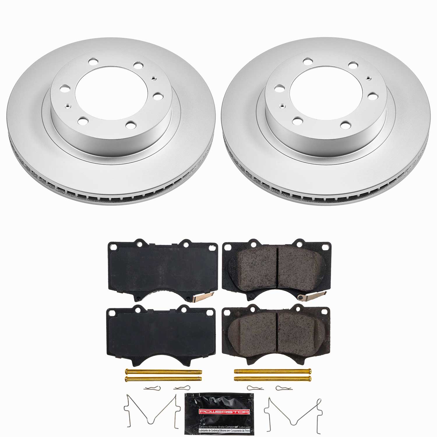 Z23 Daily Driver Carbon-Fiber Ceramic Brake Pad and Coated Rotor Kit
