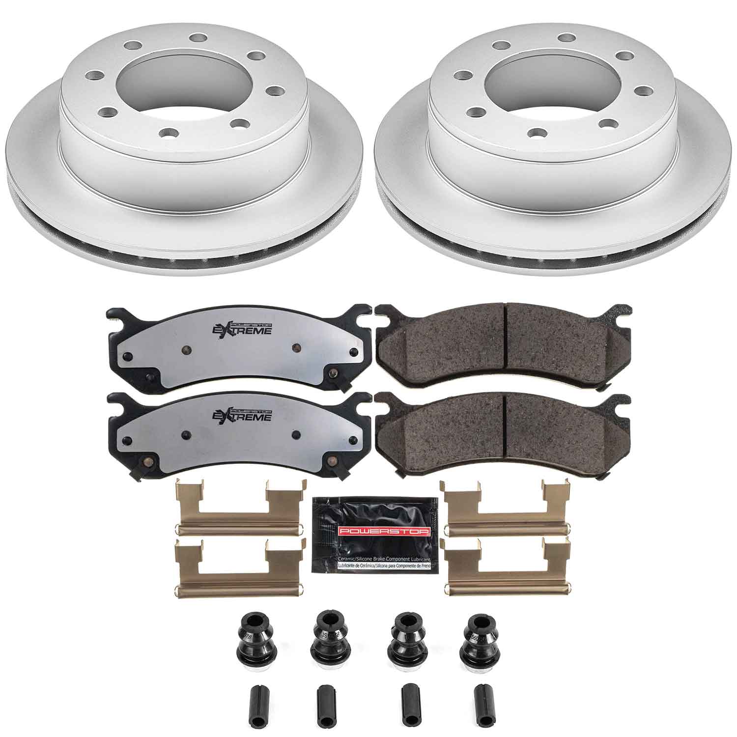 Z36 Truck & Tow Carbon-Fiber Ceramic Brake Pad and Coated Rotor Kit