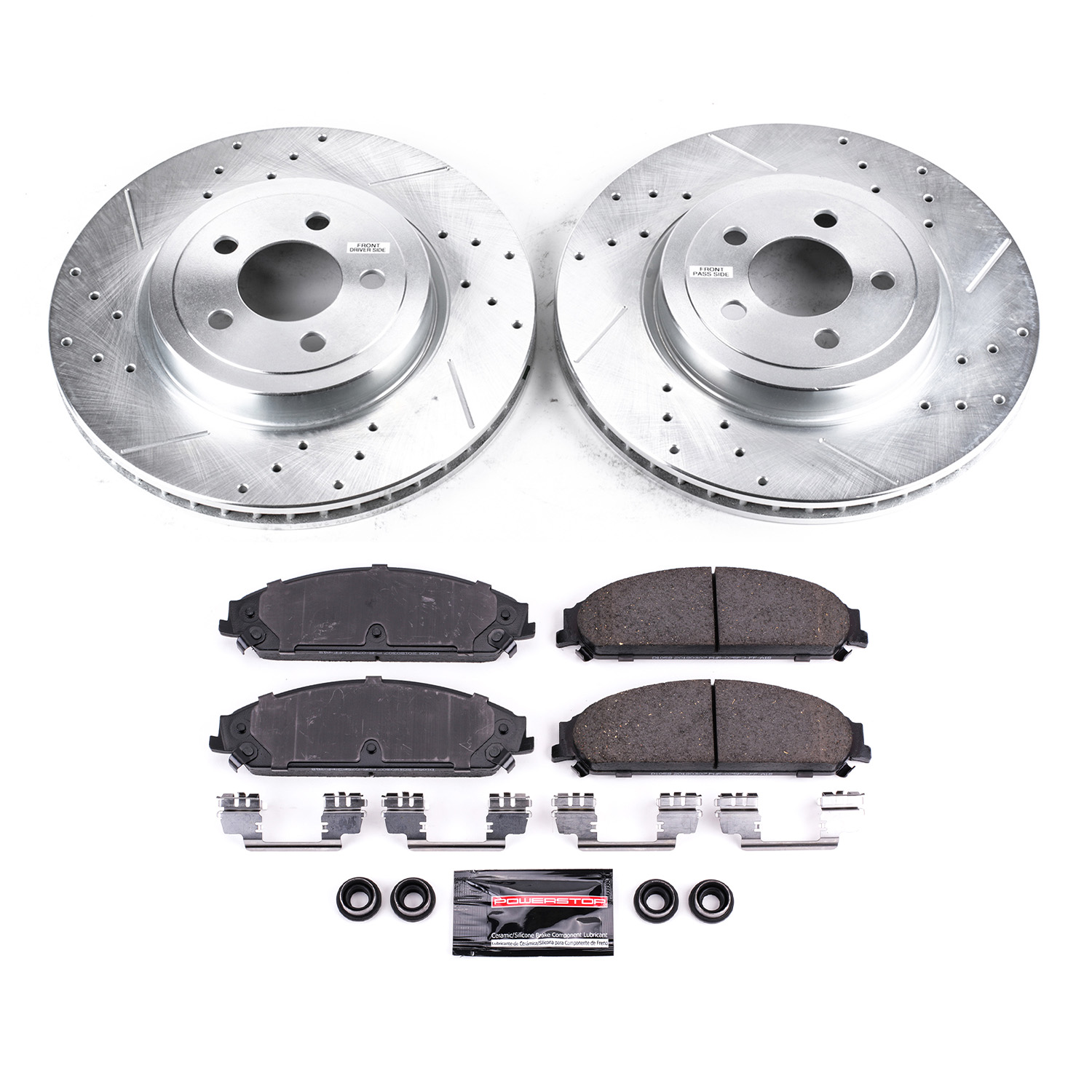 Z23 Daily Driver Carbon-Fiber Ceramic Brake Pad and Drilled & Slotted Rotor Kit