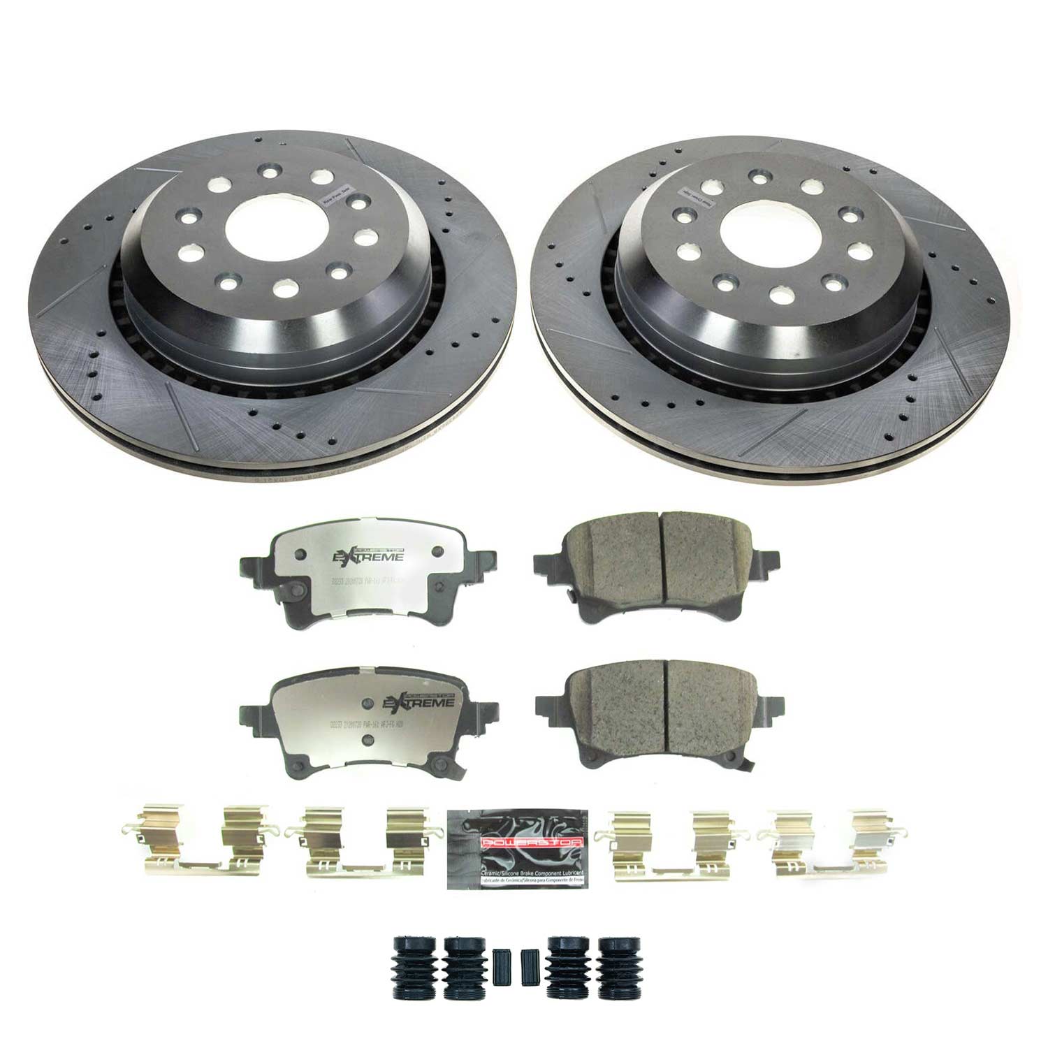 Z36 Truck and SUV Carbon-Fiber Ceramic Brake Pad and Drilled & Slotted Rotor Kit