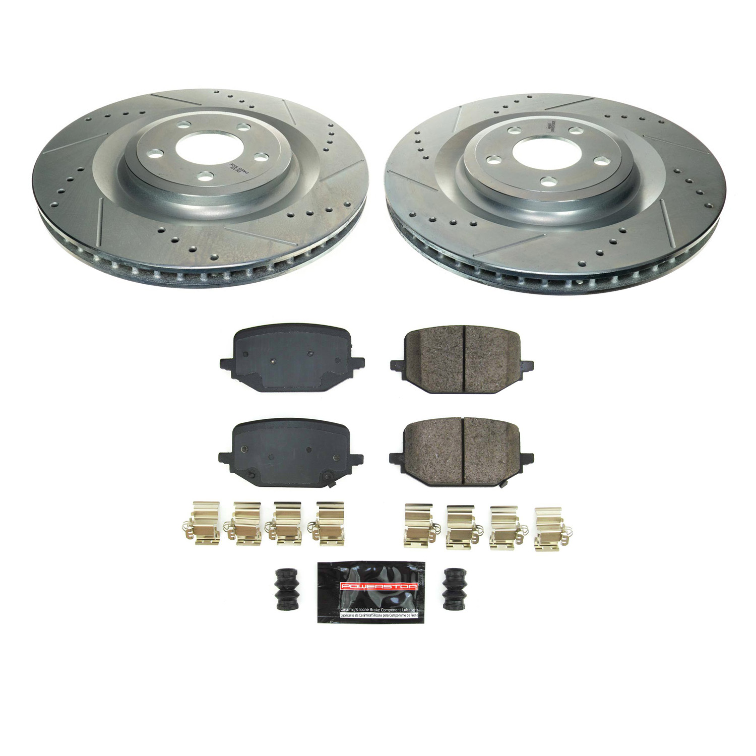 Z23 Daily Driver Carbon-Fiber Ceramic Brake Pad and Drilled & Slotted Rotor Kit