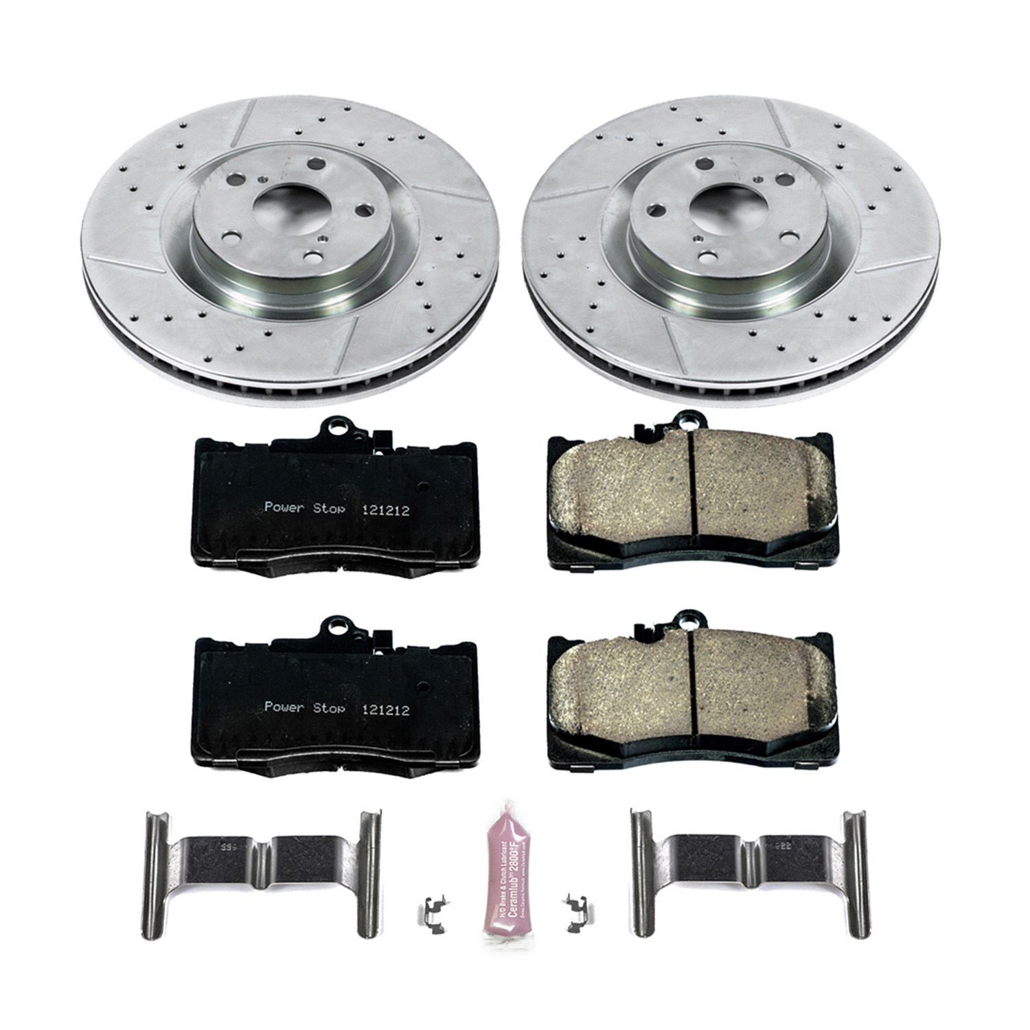Z23 Daily Driver Carbon-Fiber Ceramic Brake Pad and Drilled & Slotted Rotor Kit