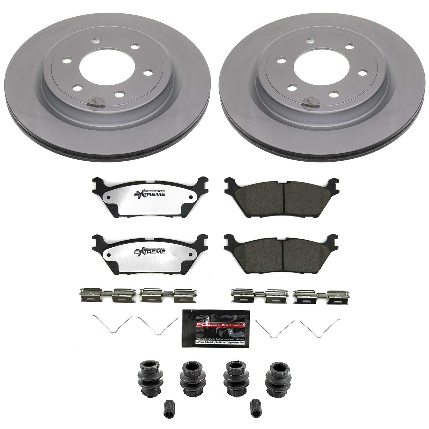 Z36 Truck & Tow Carbon-Fiber Ceramic Brake Pad and Coated Rotor Kit