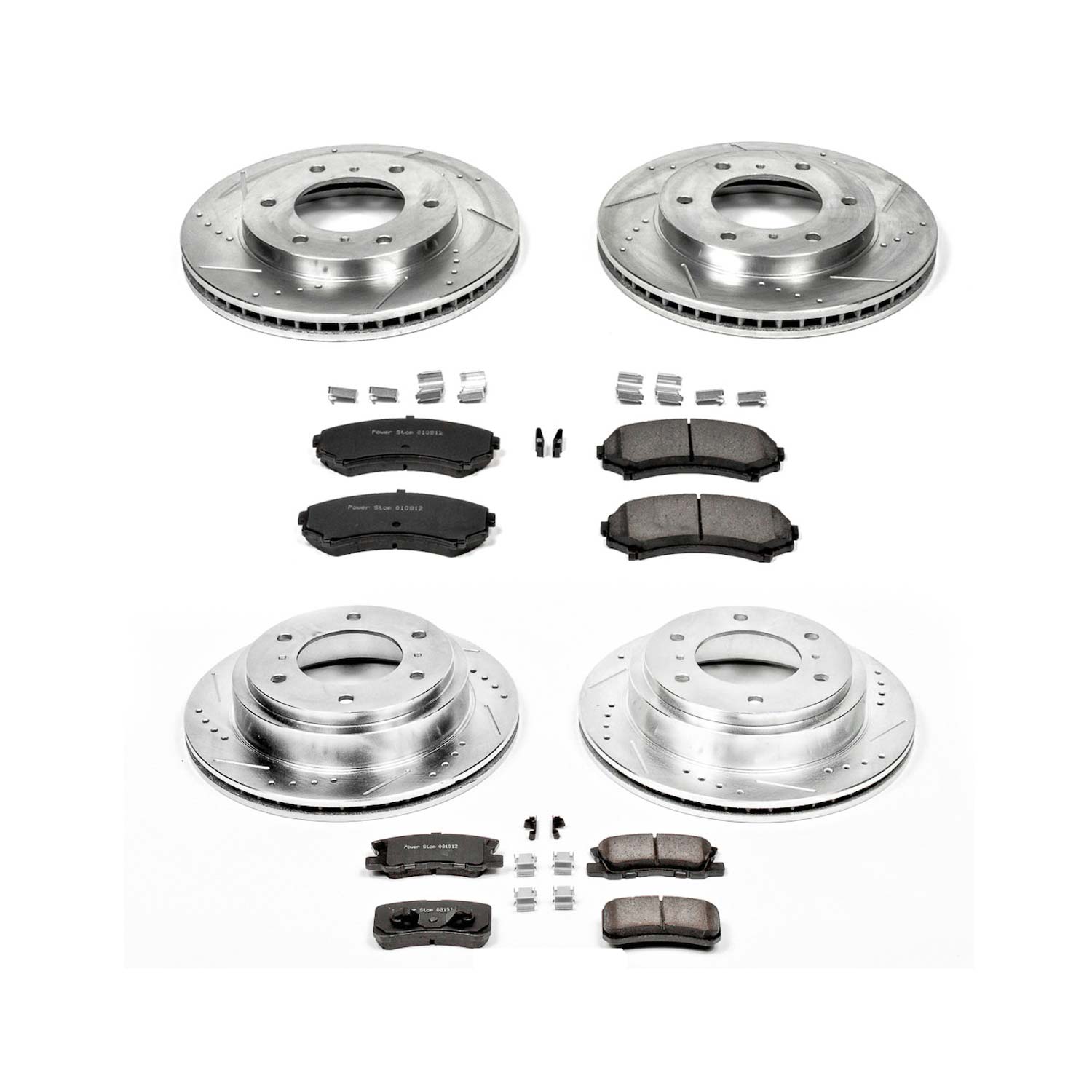 Z23 Daily Driver Carbon-Fiber Ceramic Brake Pad and Drilled & Slotted Rotor Kit