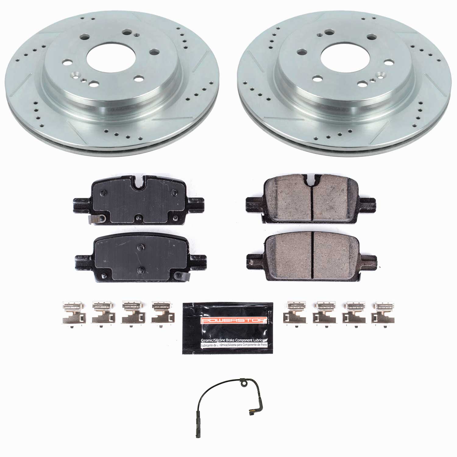 Z23 Daily Driver Carbon-Fiber Ceramic Brake Pad and Drilled & Slotted Rotor Kit