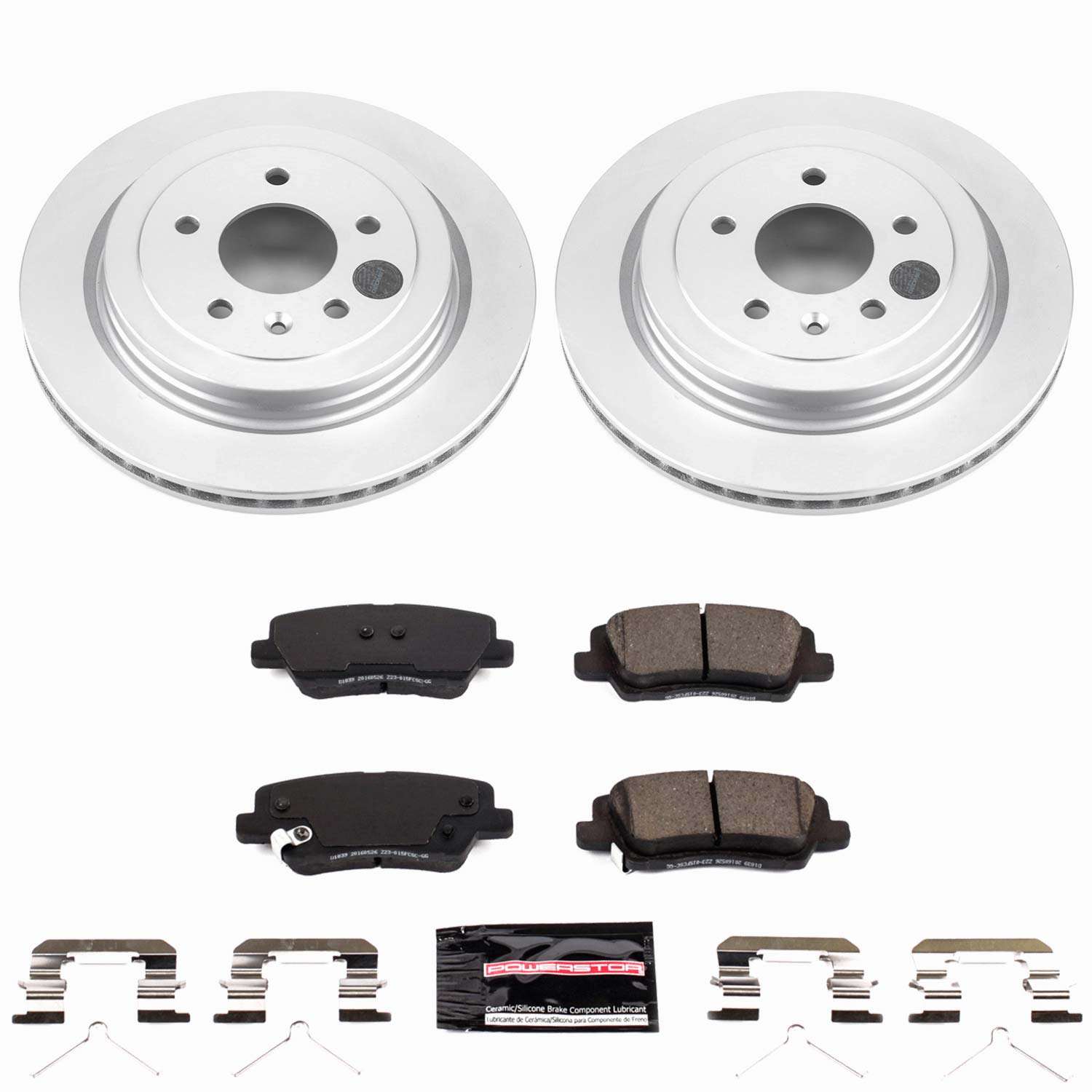 Z23 Daily Driver Carbon-Fiber Ceramic Brake Pad and Coated Rotor Kit
