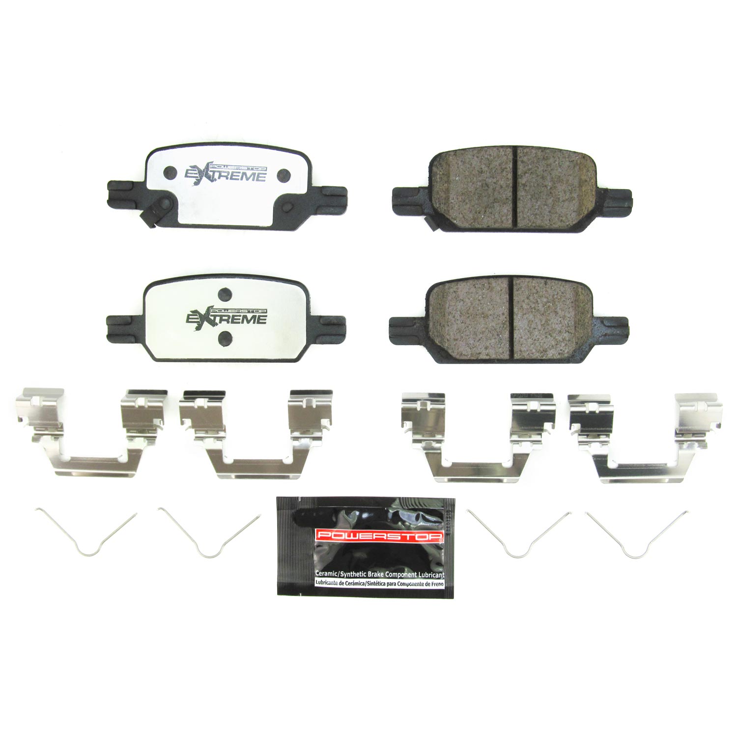 Z36 Truck and SUV Carbon-Fiber Ceramic Brake Pads with Hardware Kit