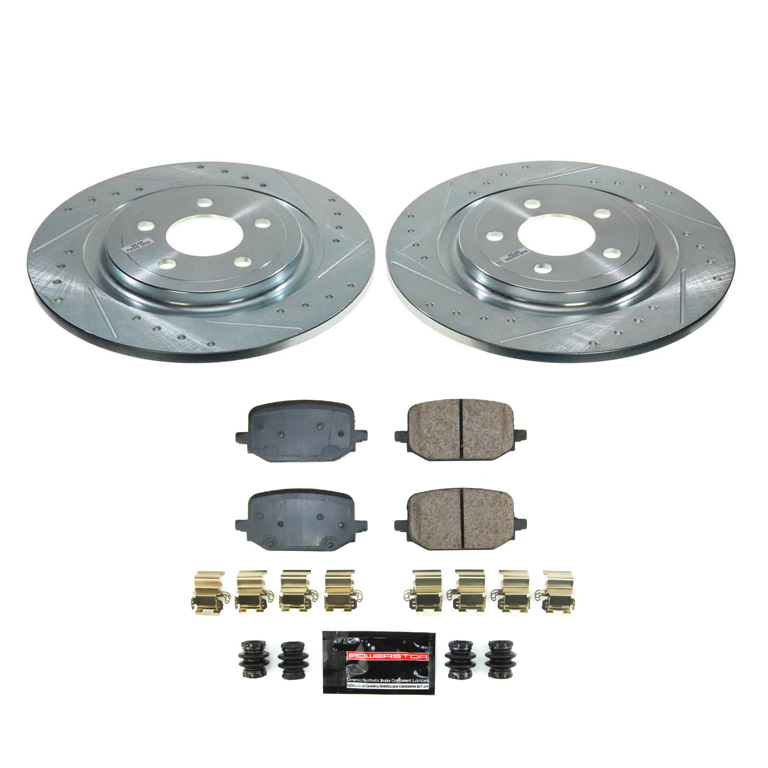 Z23 Daily Driver Carbon-Fiber Ceramic Brake Pad and Drilled & Slotted Rotor Kit