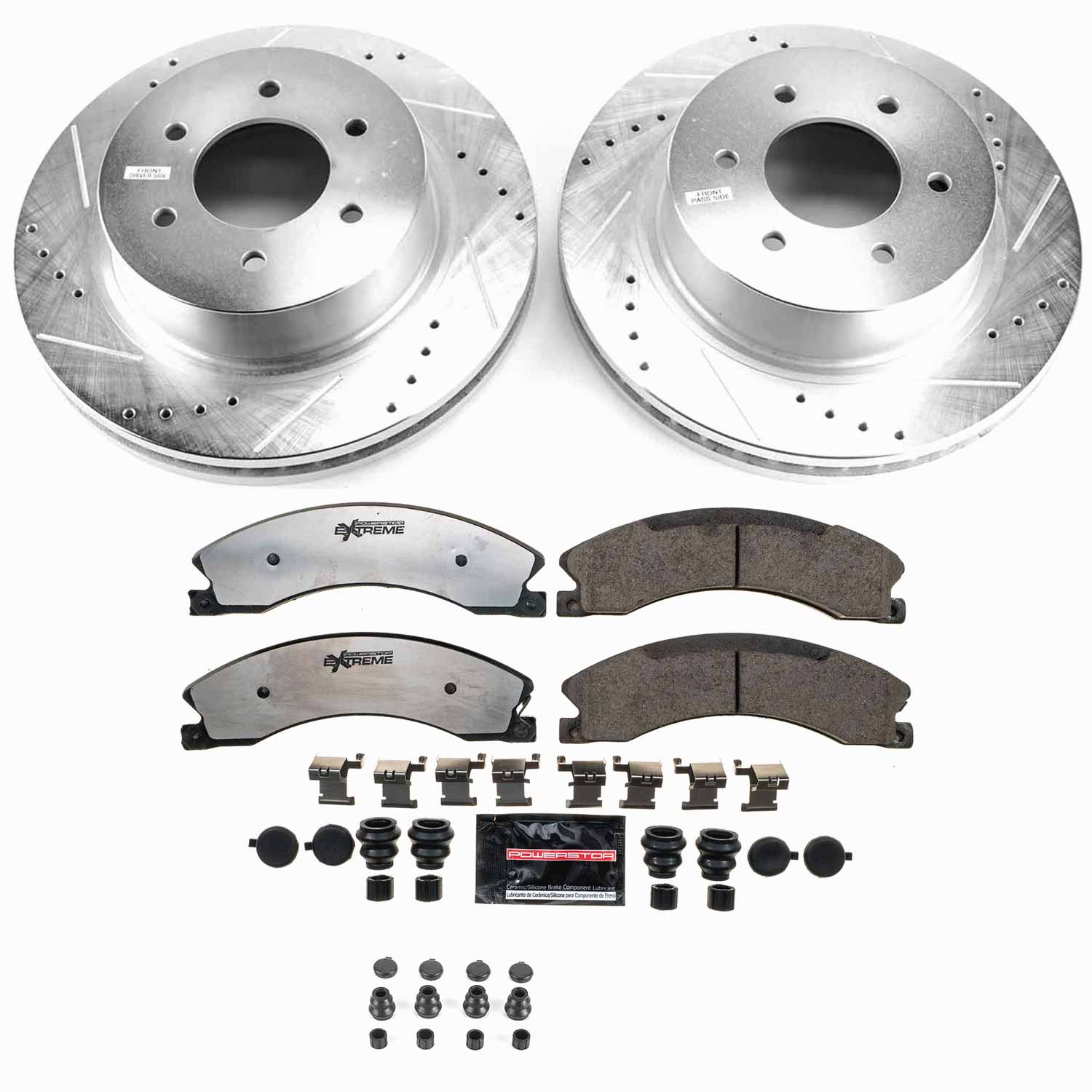 Z36 Truck and SUV Carbon-Fiber Ceramic Brake Pad and Drilled & Slotted Rotor Kit