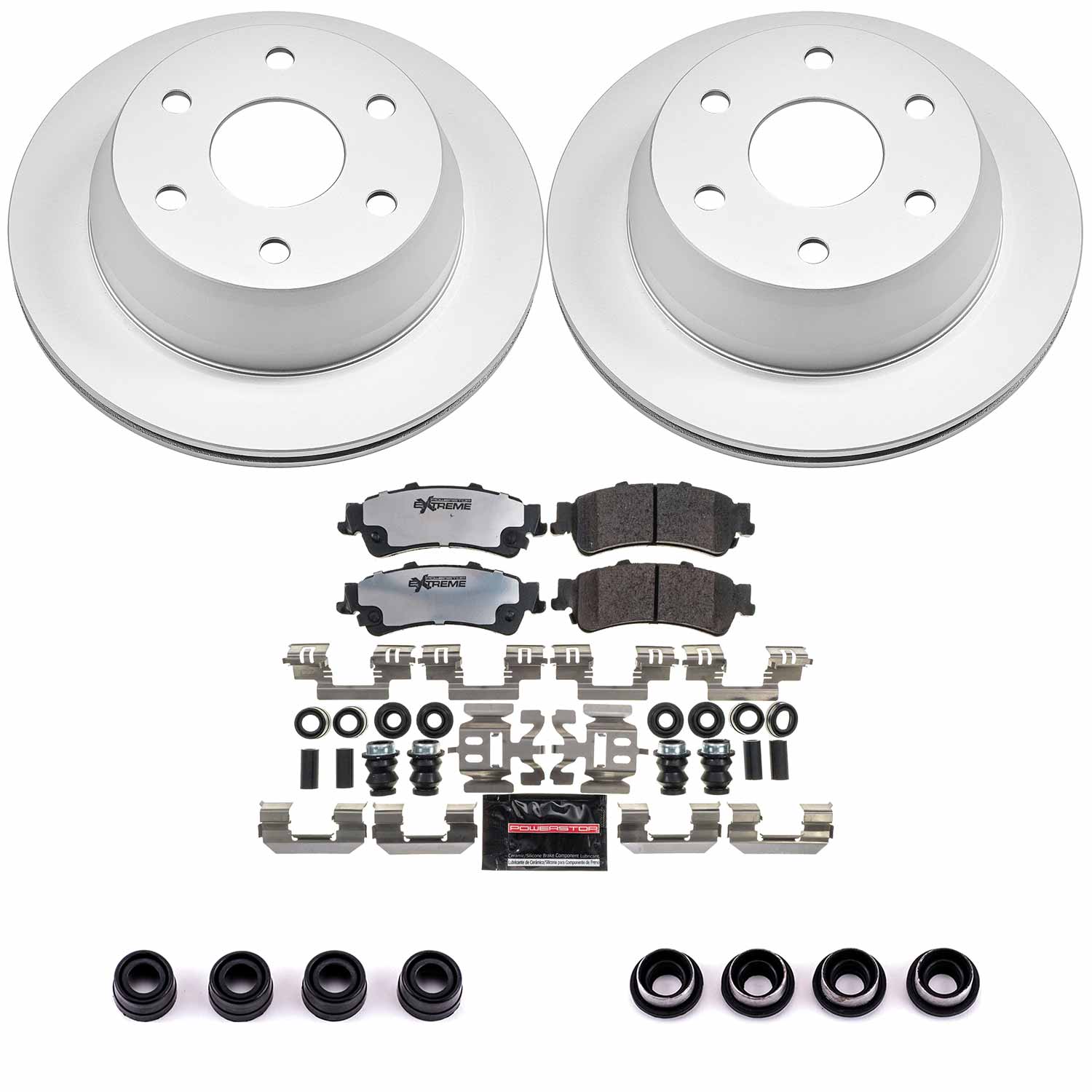 Z36 Truck & Tow Carbon-Fiber Ceramic Brake Pad and Coated Rotor Kit