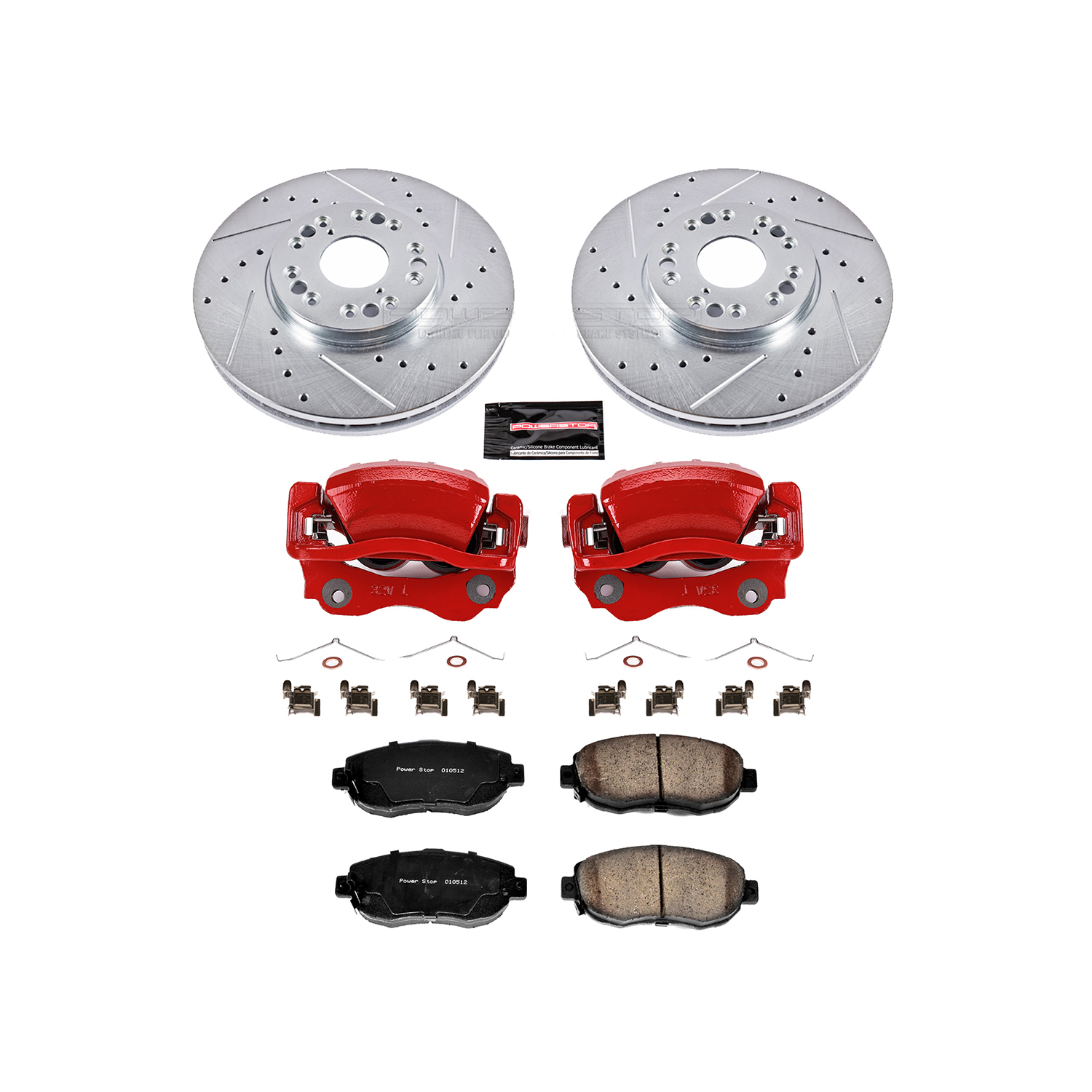 Z23 Daily Driver Carbon-Fiber Ceramic Pads Drilled & Slotted Rotor & Caliper Kit