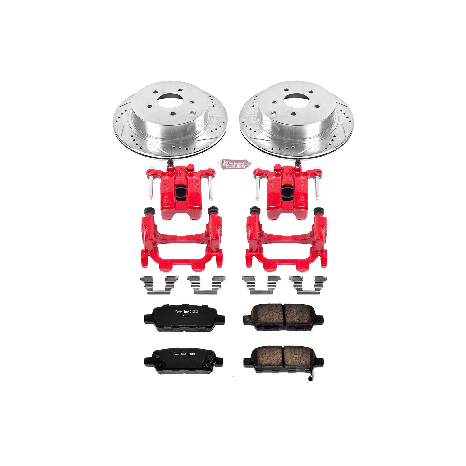 Z23 Daily Driver Carbon-Fiber Ceramic Pads Drilled & Slotted Rotor & Caliper Kit