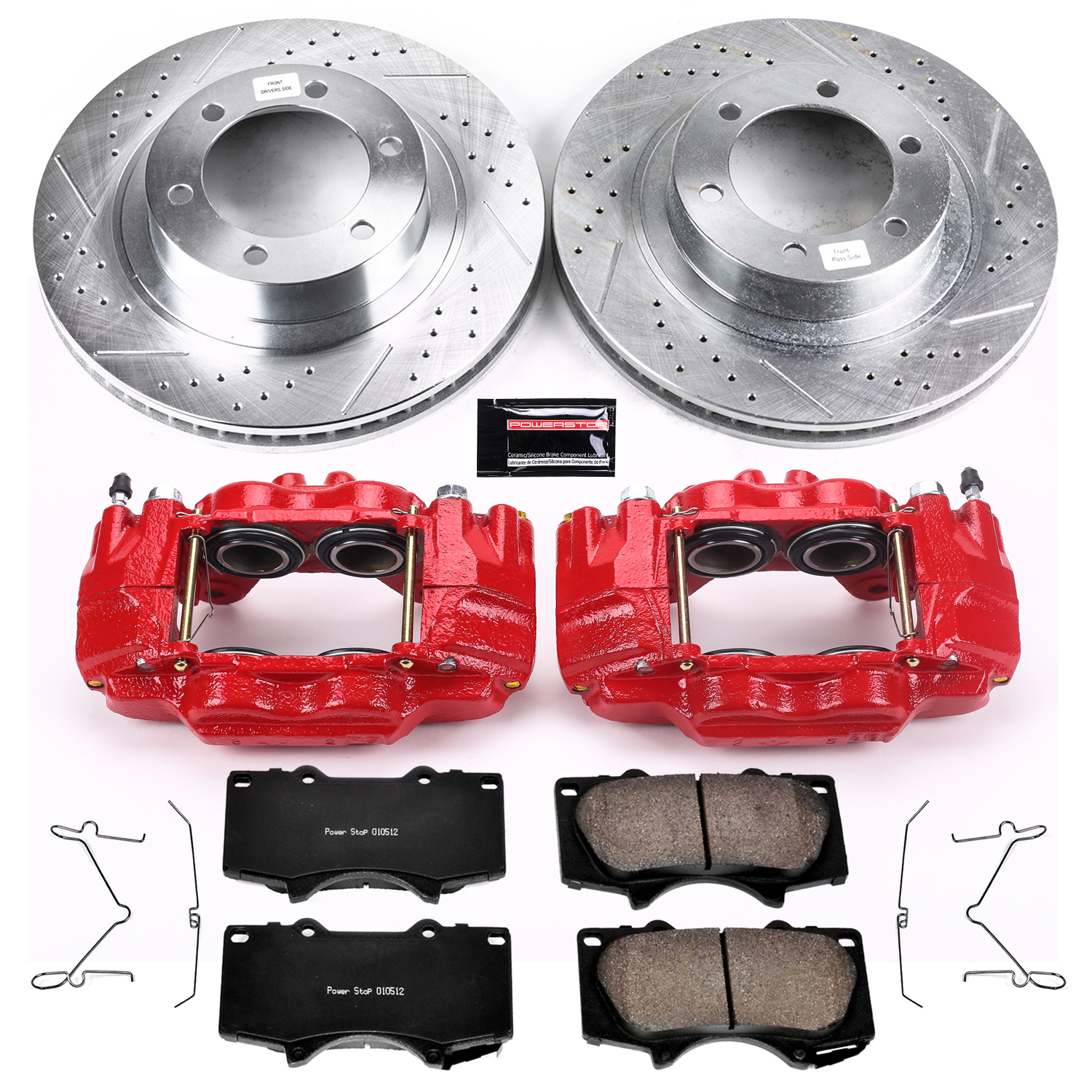 Z23 Daily Driver Carbon-Fiber Ceramic Pads Drilled & Slotted Rotor & Caliper Kit