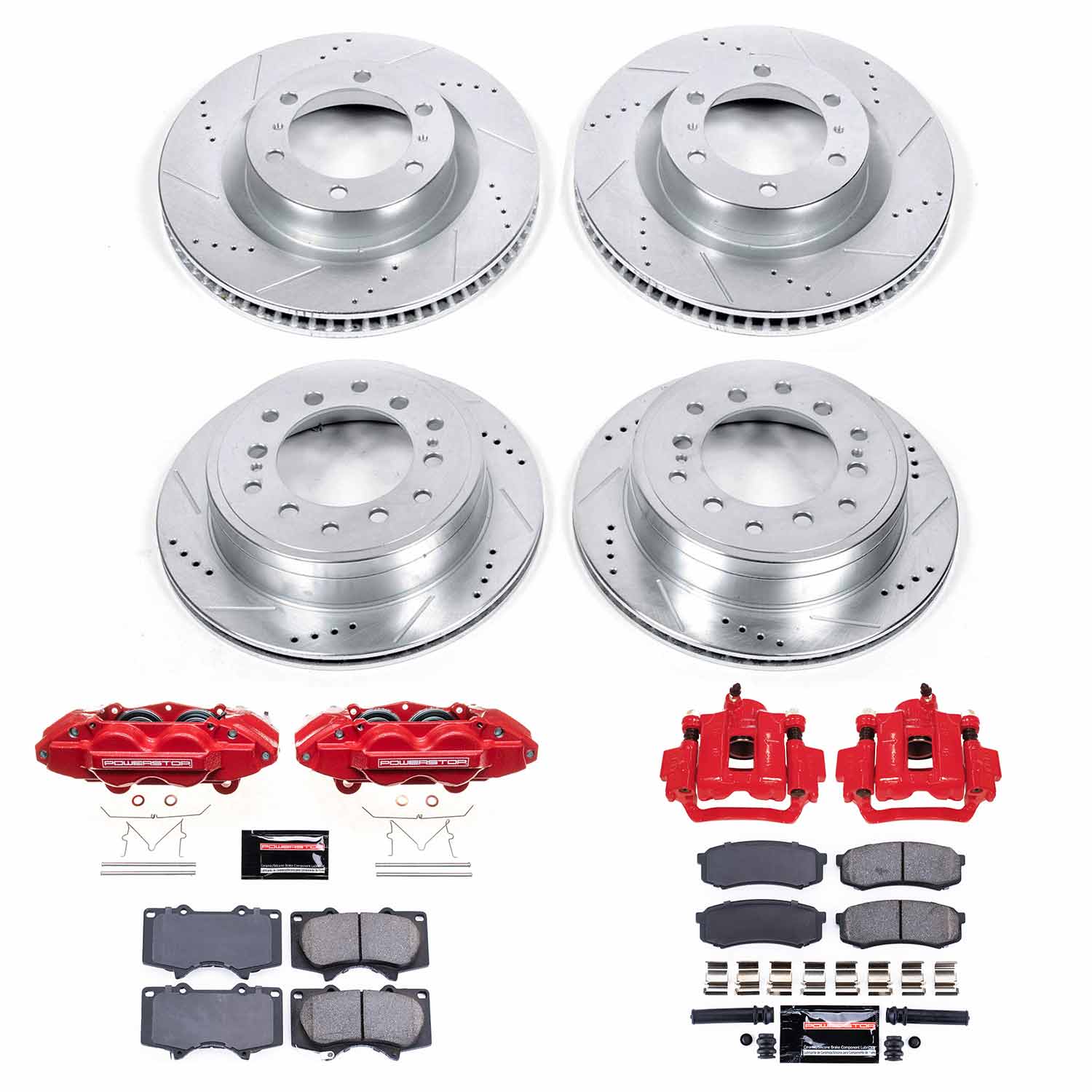 Z23 Daily Driver Carbon-Fiber Ceramic Pads Drilled & Slotted Rotor & Caliper Kit
