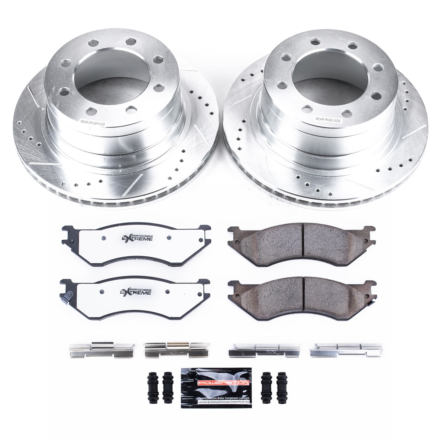 Z36 Truck and SUV Carbon-Fiber Ceramic Brake Pad and Drilled & Slotted Rotor Kit