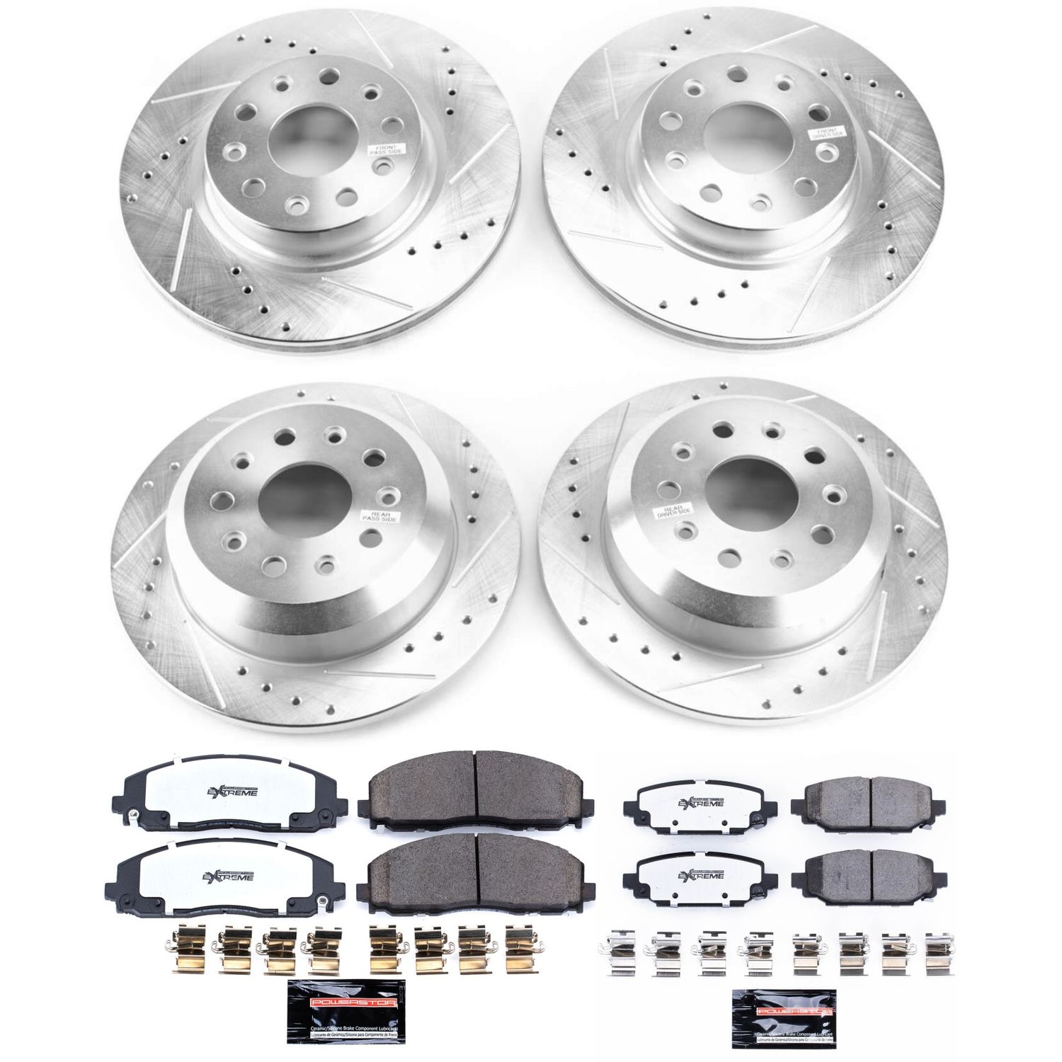 Z36 Truck and SUV Carbon-Fiber Ceramic Brake Pad and Drilled & Slotted Rotor Kit