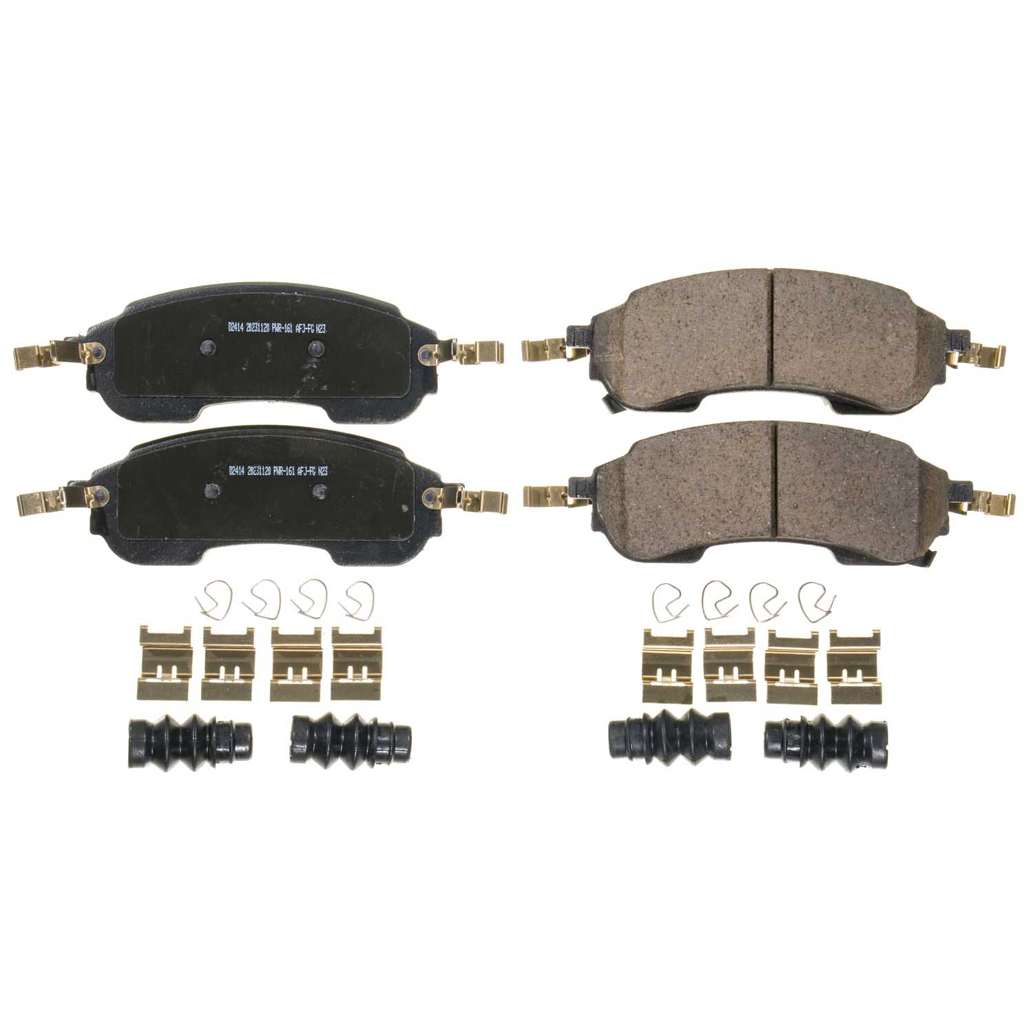 Z17 Low-Dust Ceramic Brake Pads with Hardware