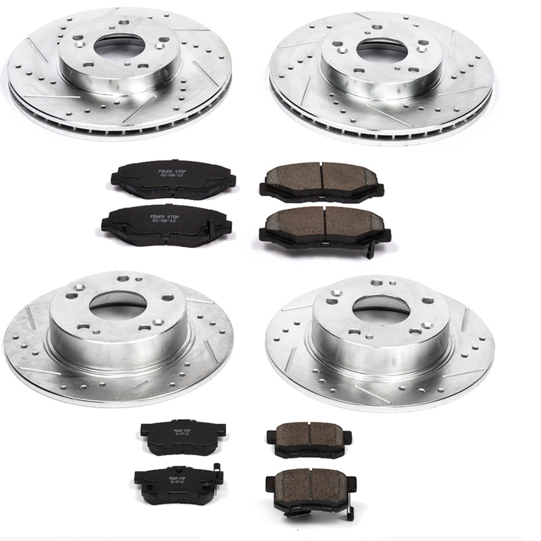 Z23 Daily Driver Carbon-Fiber Ceramic Brake Pad and Drilled & Slotted Rotor Kit