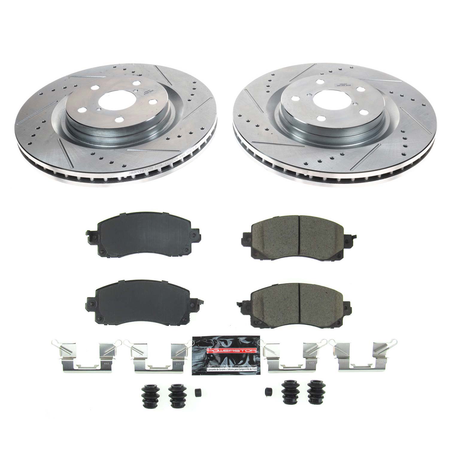 Z23 Daily Driver Carbon-Fiber Ceramic Brake Pad and Drilled & Slotted Rotor Kit