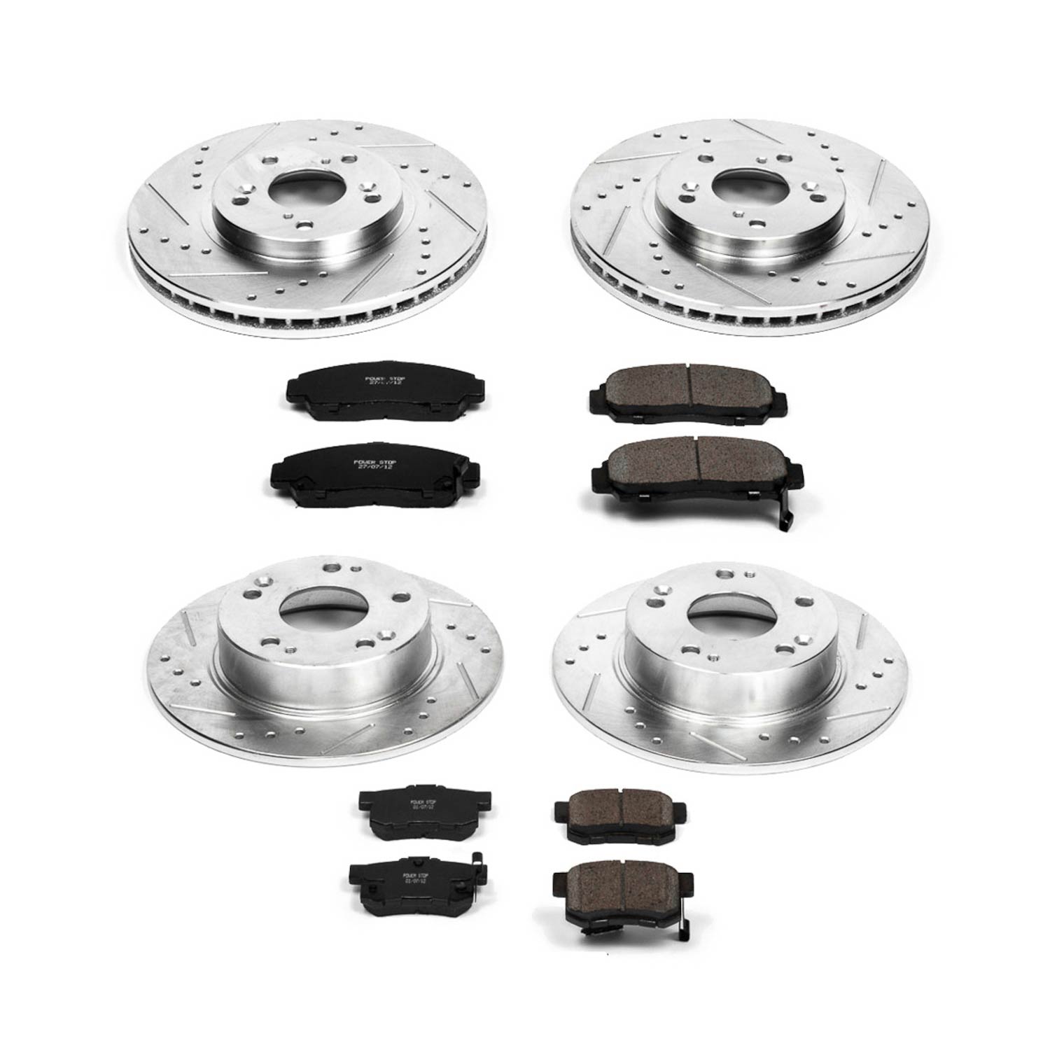 Z23 Daily Driver Carbon-Fiber Ceramic Brake Pad and Drilled & Slotted Rotor Kit
