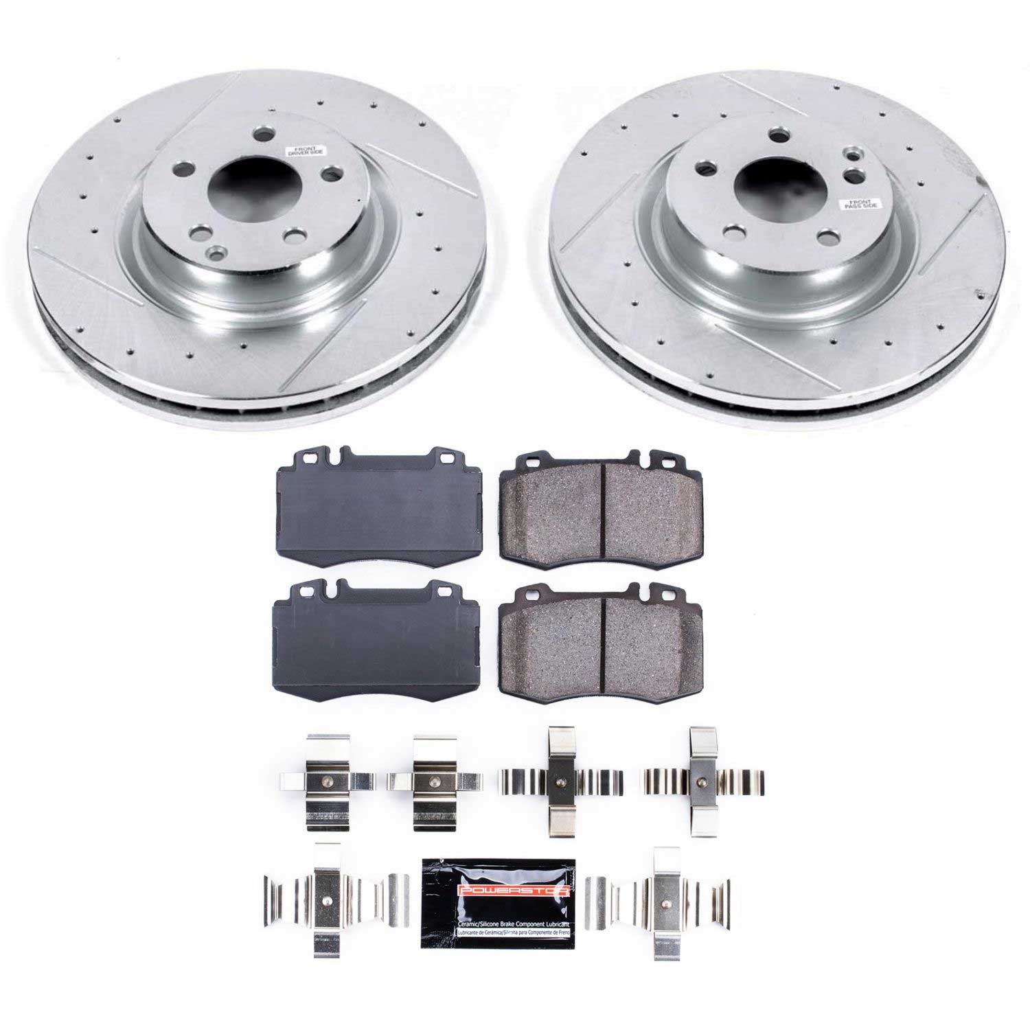 Z23 Daily Driver Carbon-Fiber Ceramic Brake Pad and Drilled & Slotted Rotor Kit