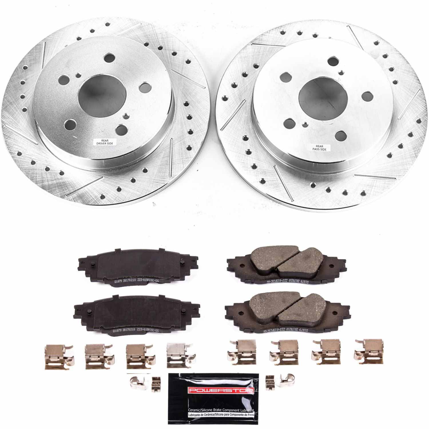 Z23 Daily Driver Carbon-Fiber Ceramic Brake Pad and Drilled & Slotted Rotor Kit