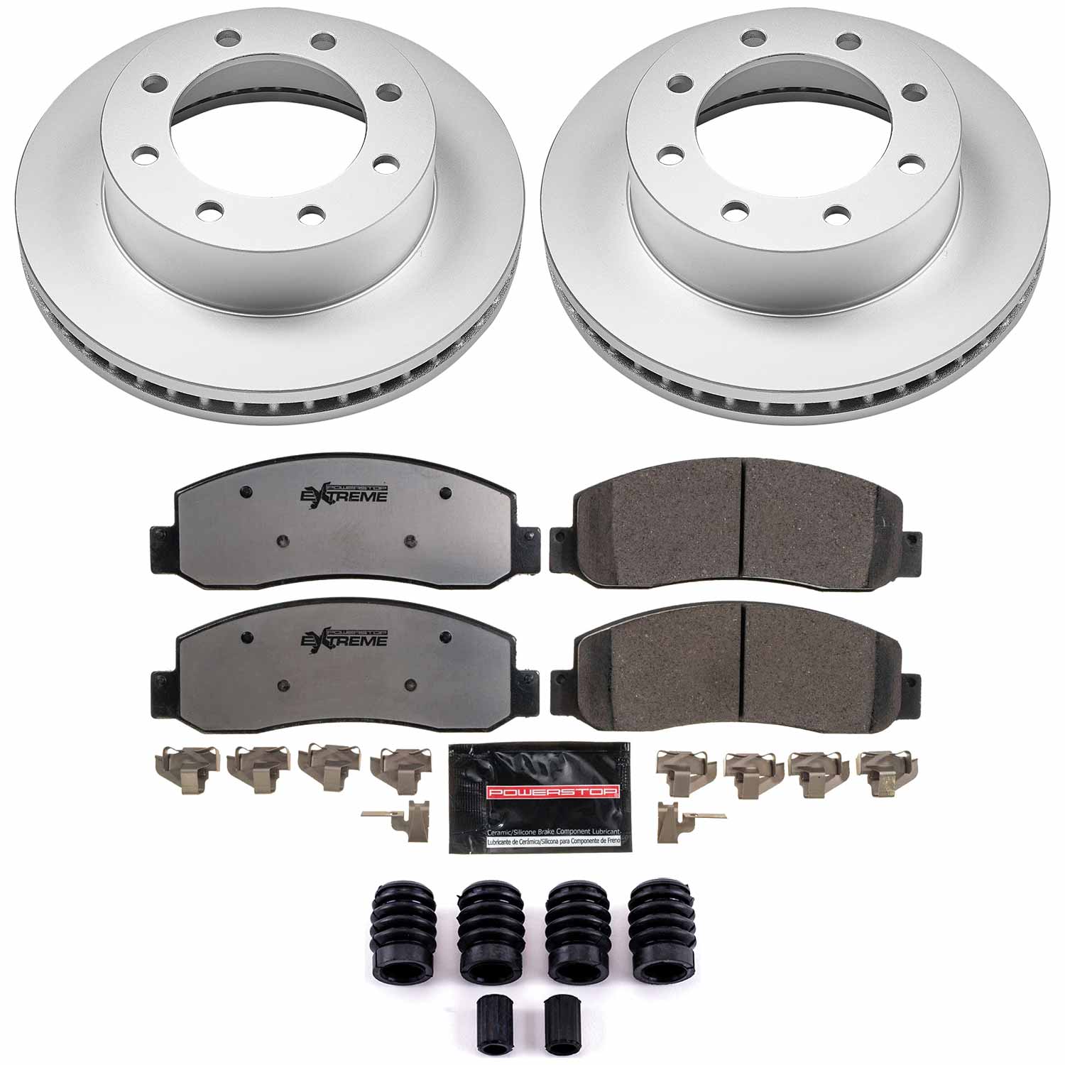 Z36 Truck & Tow Carbon-Fiber Ceramic Brake Pad and Coated Rotor Kit