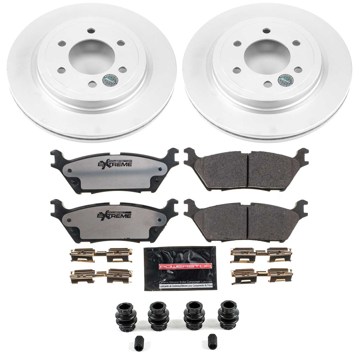 Z36 Truck & Tow Carbon-Fiber Ceramic Brake Pad and Coated Rotor Kit