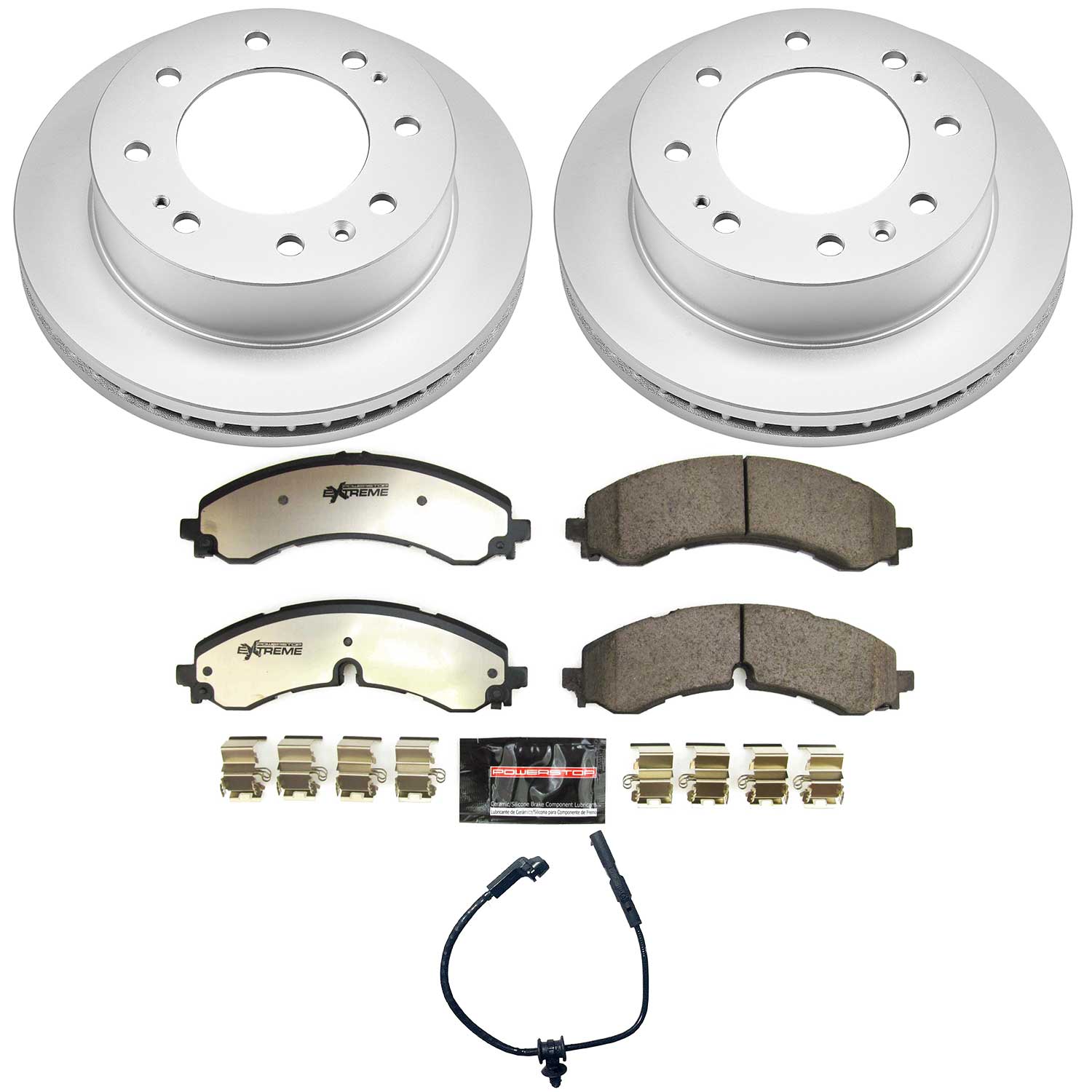 Z36 Truck & Tow Carbon-Fiber Ceramic Brake Pad and Coated Rotor Kit