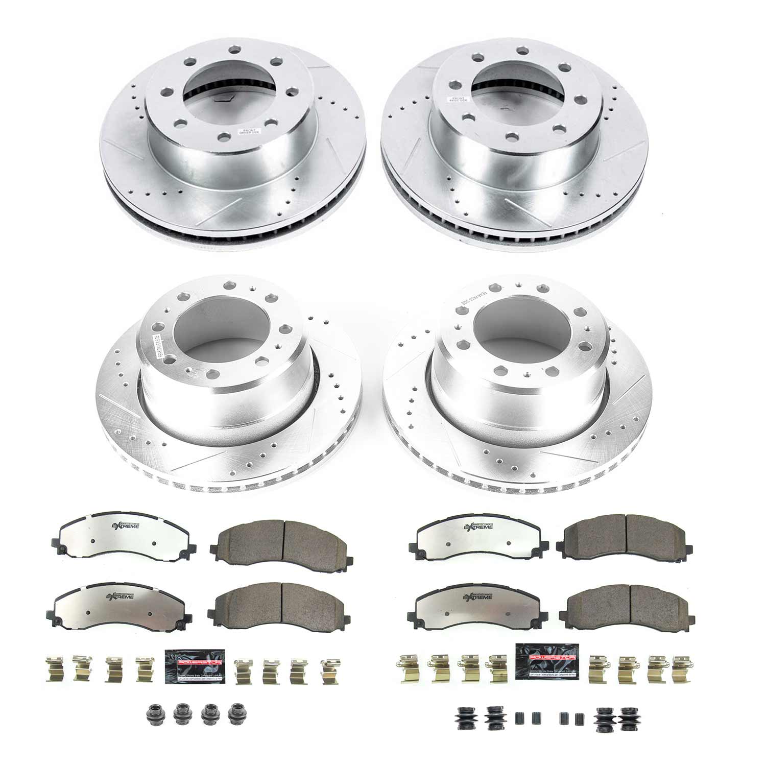Z36 Truck and SUV Carbon-Fiber Ceramic Brake Pad and Drilled & Slotted Rotor Kit