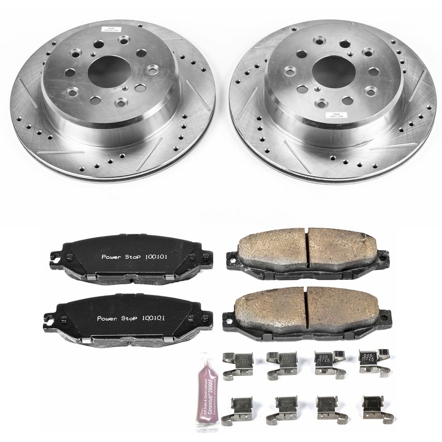 Z23 Daily Driver Carbon-Fiber Ceramic Brake Pad and Drilled & Slotted Rotor Kit