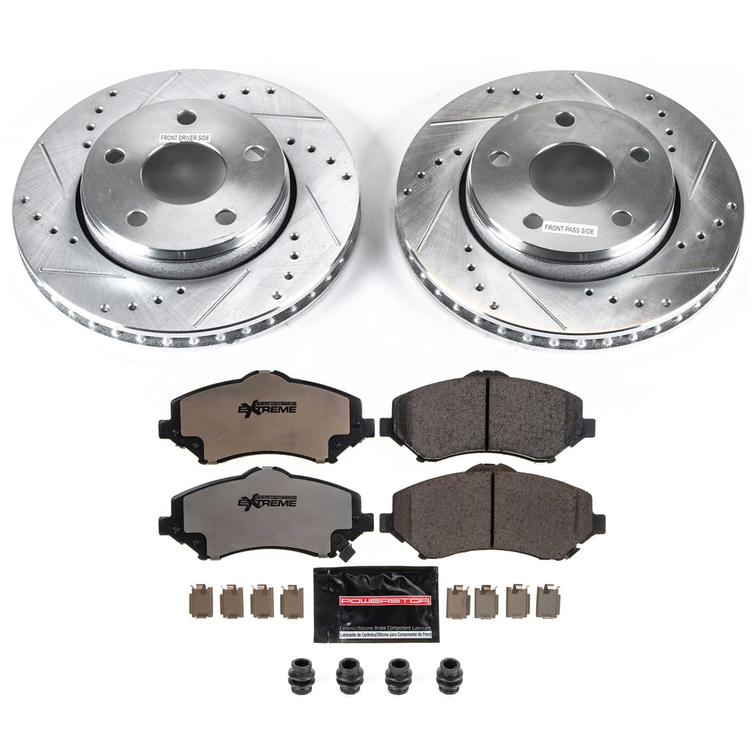 Z36 Truck and SUV Carbon-Fiber Ceramic Brake Pad and Drilled & Slotted Rotor Kit