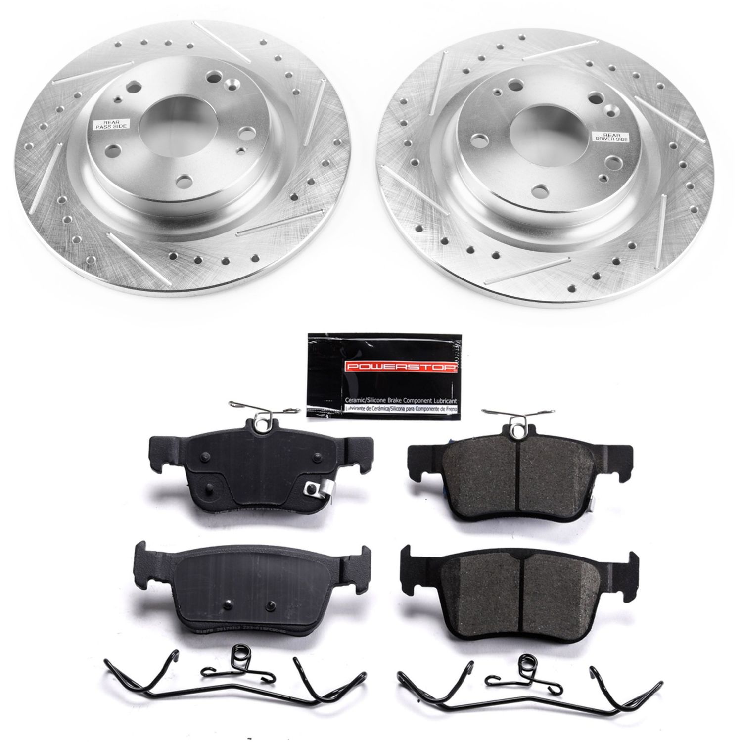 Z23 Daily Driver Carbon-Fiber Ceramic Brake Pad and Drilled & Slotted Rotor Kit