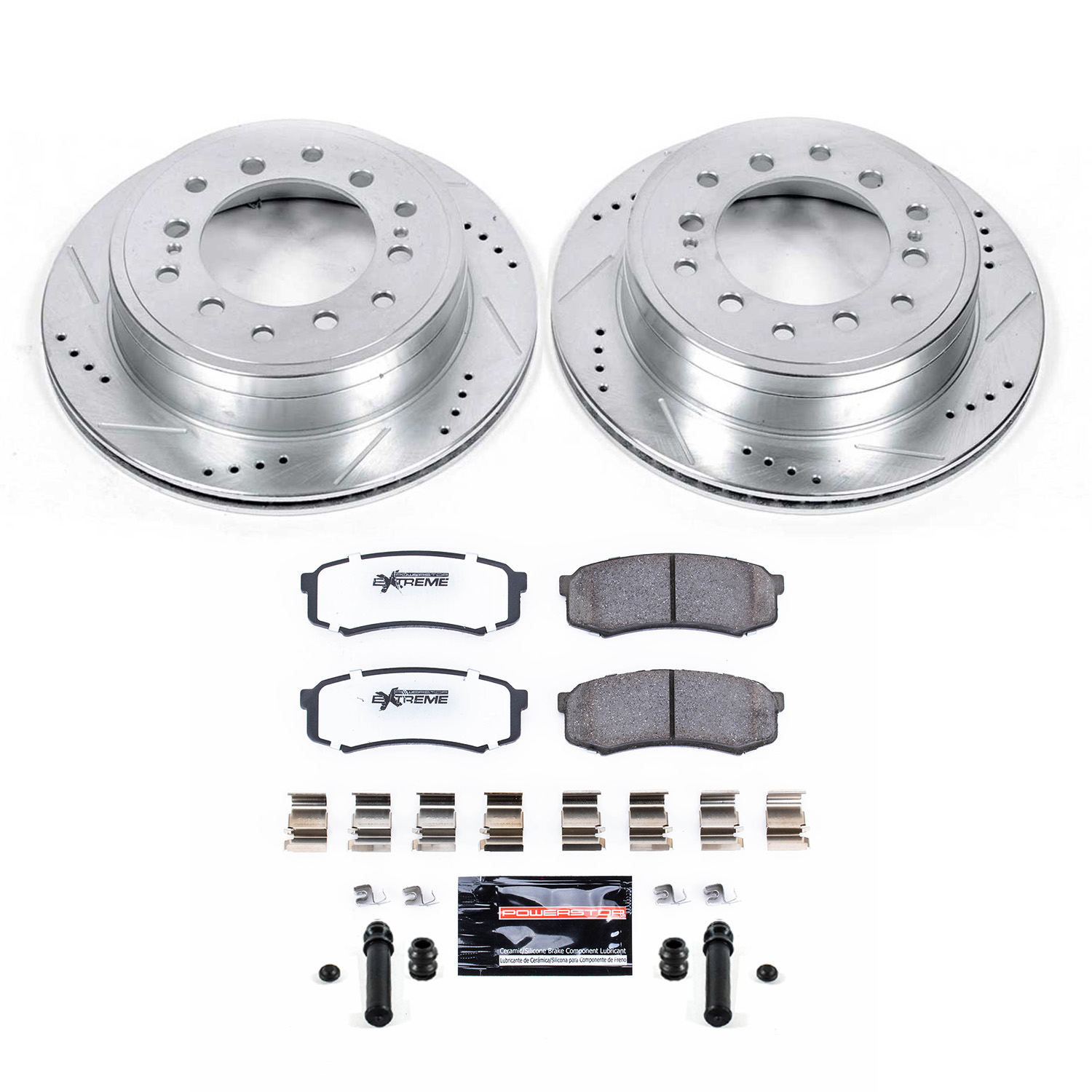 Z36 Truck and SUV Carbon-Fiber Ceramic Brake Pad and Drilled & Slotted Rotor Kit