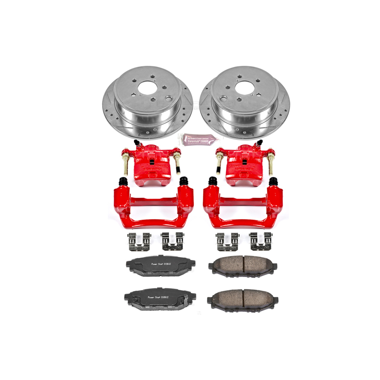 Z23 Daily Driver Carbon-Fiber Ceramic Pads Drilled & Slotted Rotor & Caliper Kit