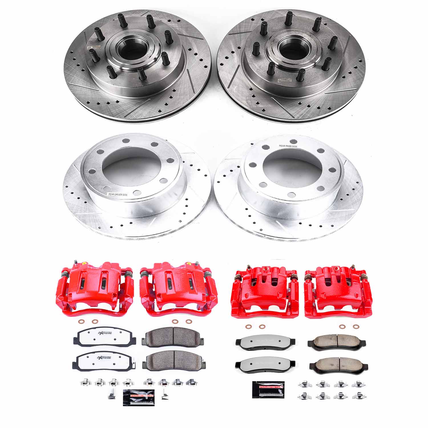 Z36 Truck and SUV Ceramic Brake Pad, Drilled & Slotted Rotor, and Caliper Kit