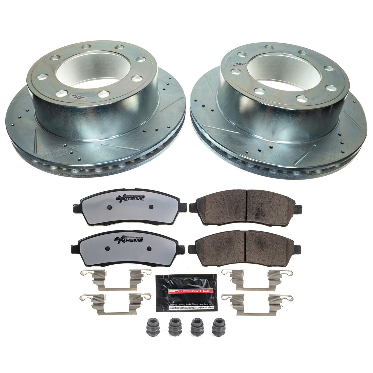 Z36 Truck and SUV Carbon-Fiber Ceramic Brake Pad and Drilled & Slotted Rotor Kit