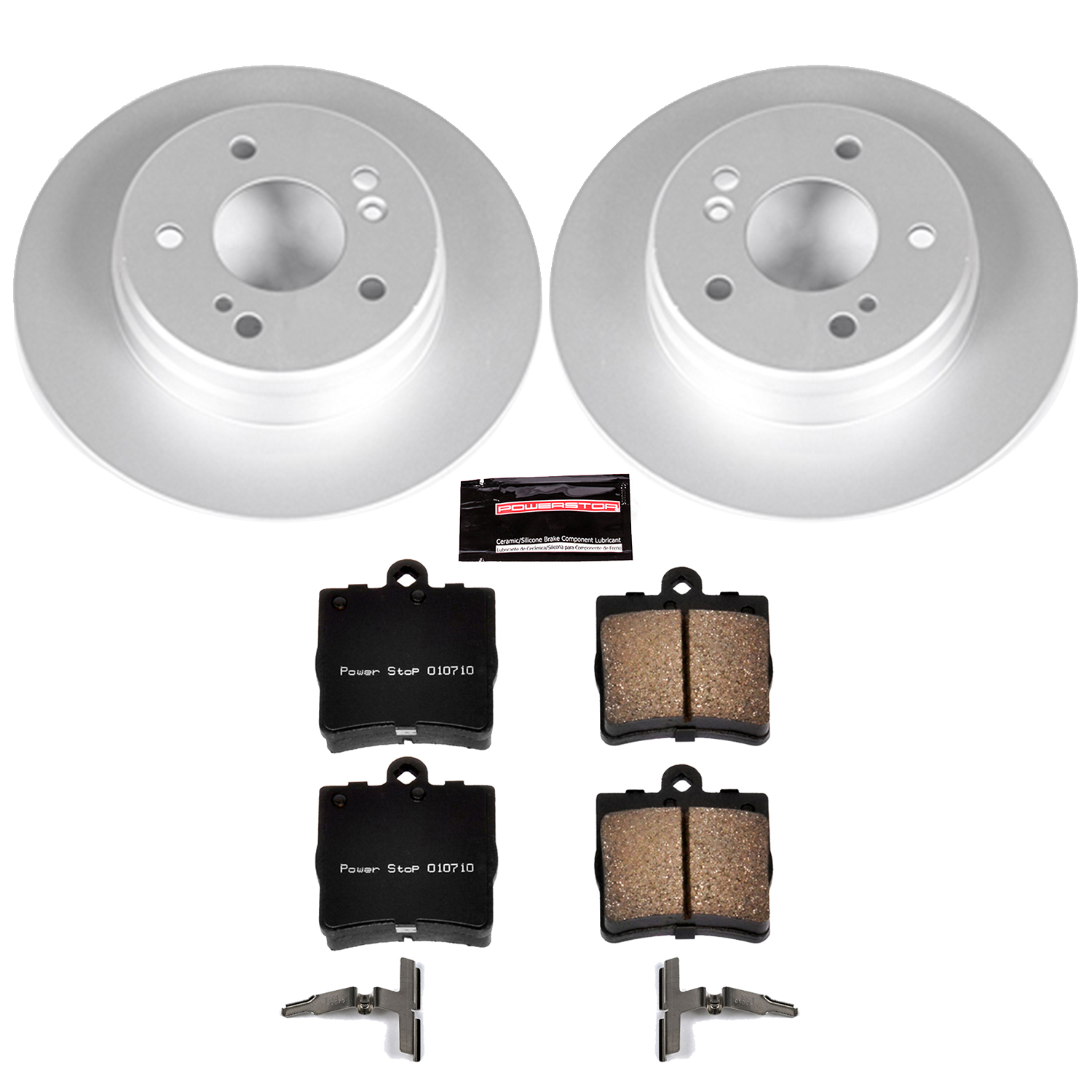 Evolution Coated Rotor And Carbon-Fiber Ceramic Brake Pad Kit
