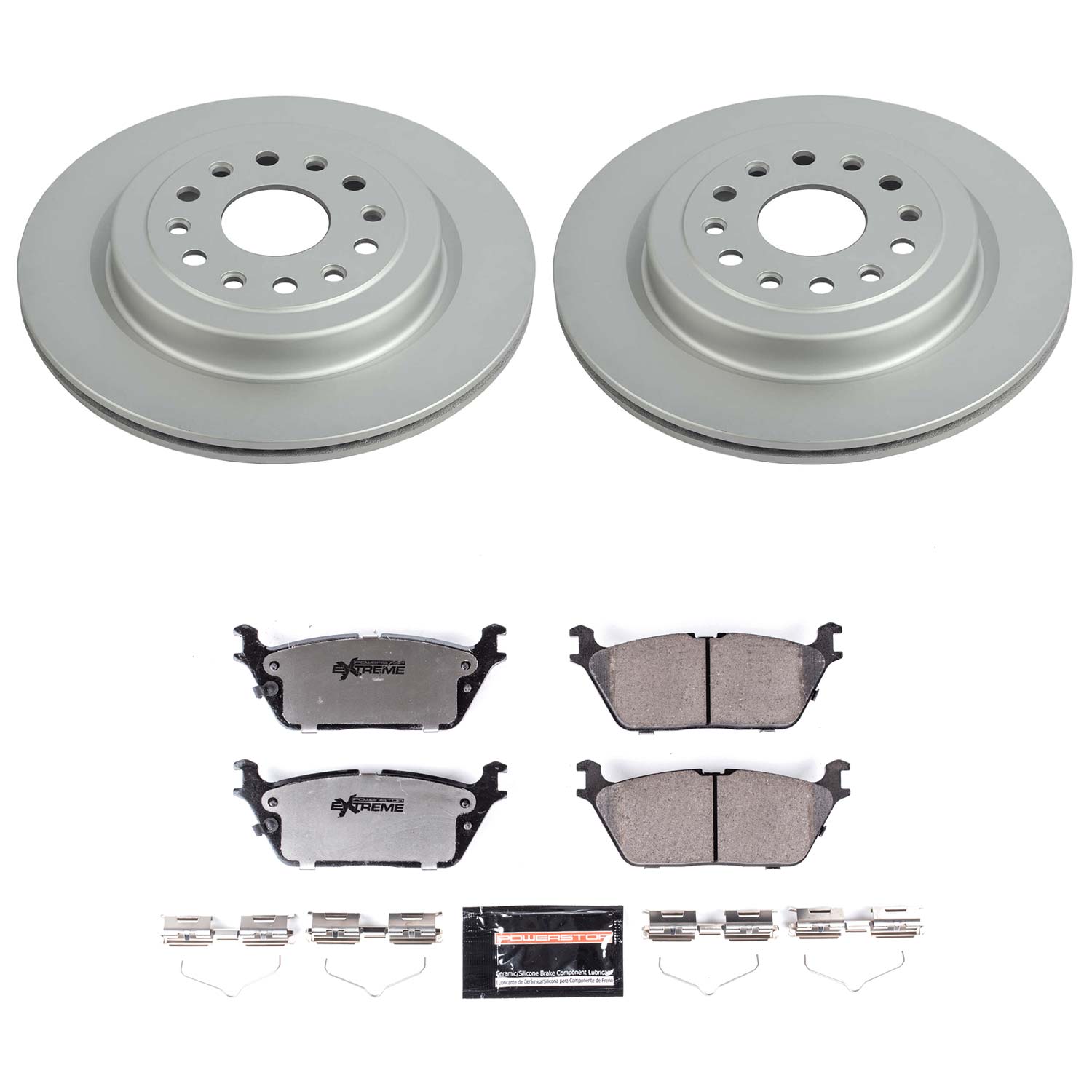 Z36 Truck & Tow Carbon-Fiber Ceramic Brake Pad and Coated Rotor Kit
