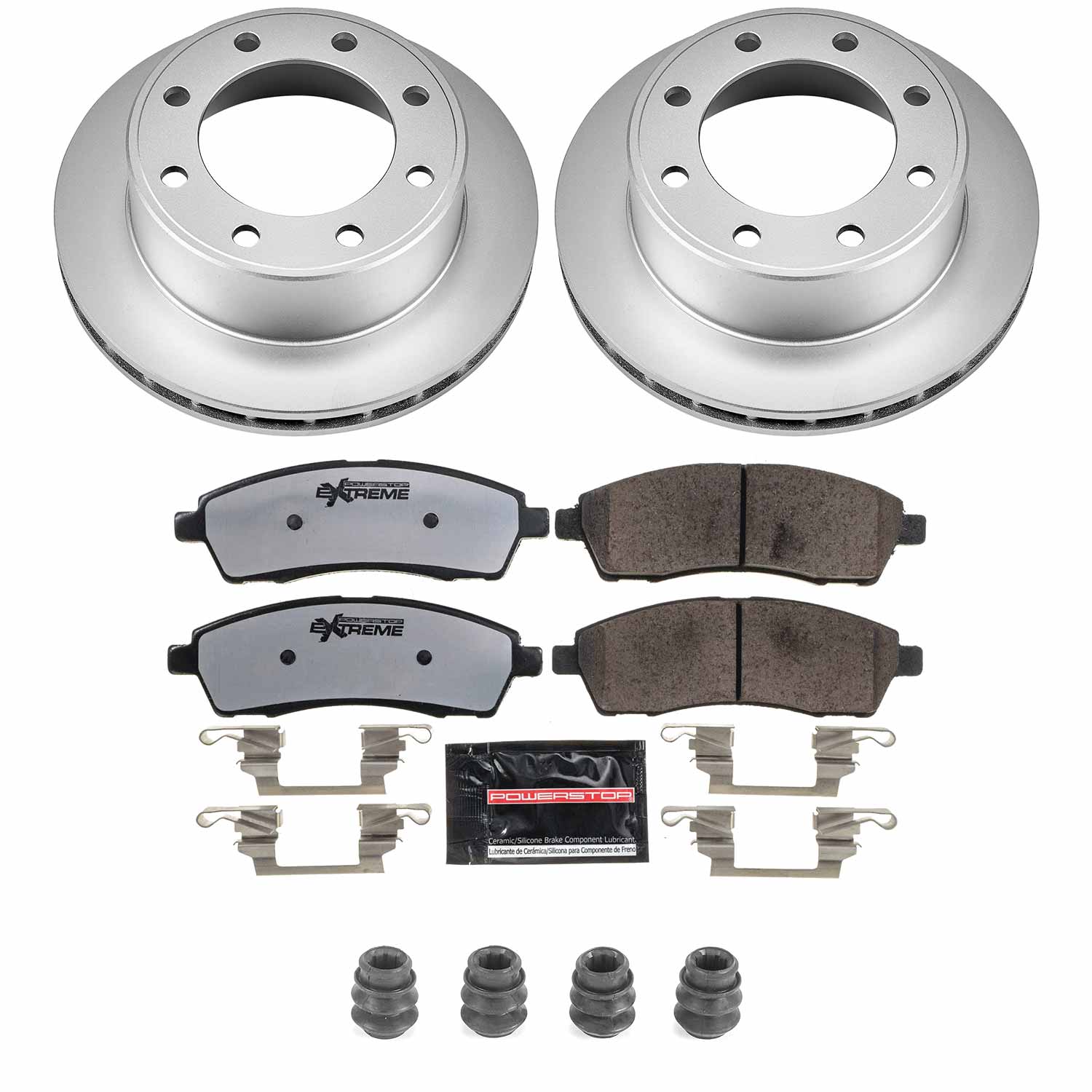 Z36 Truck & Tow Carbon-Fiber Ceramic Brake Pad and Coated Rotor Kit