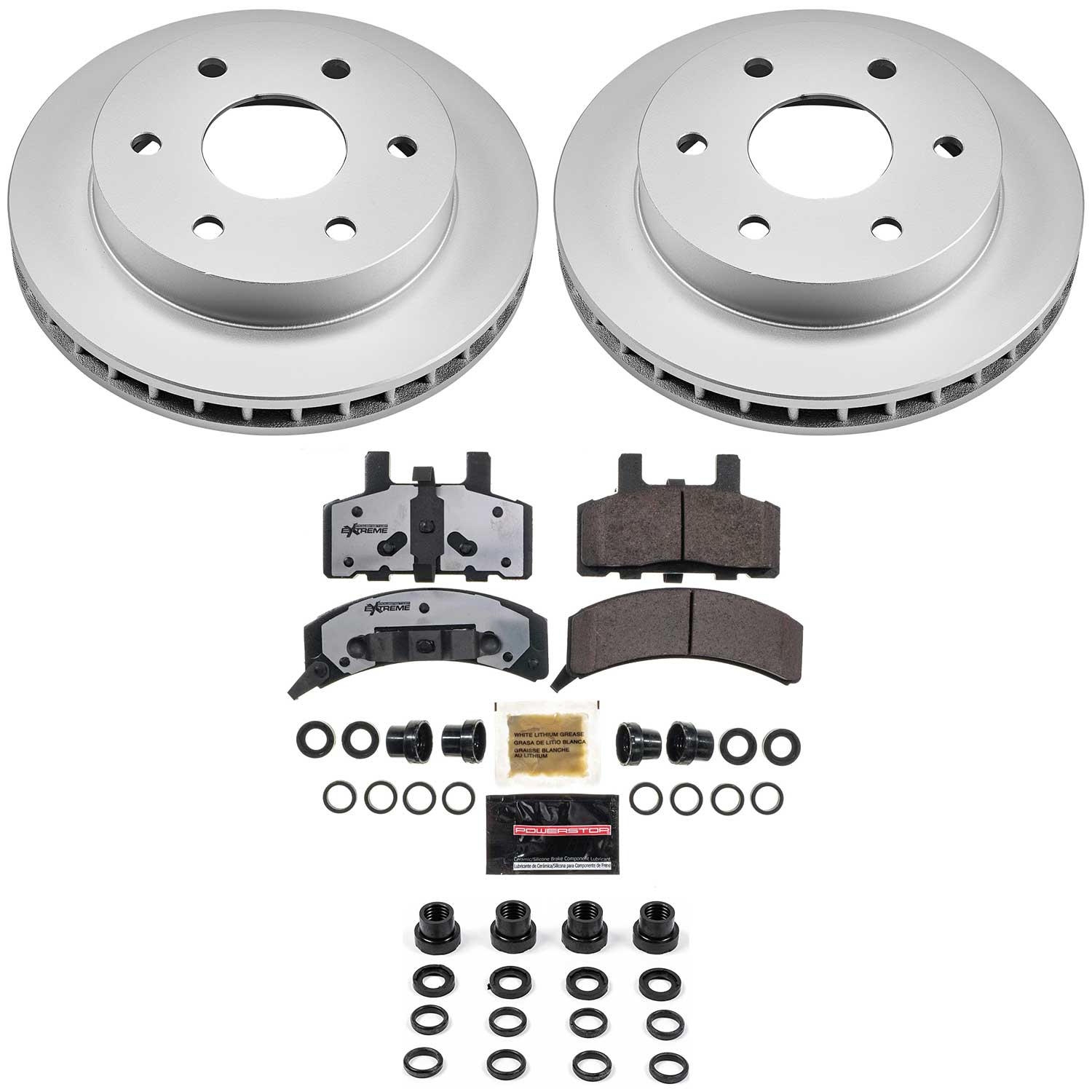 Z36 Truck & Tow Carbon-Fiber Ceramic Brake Pad and Coated Rotor Kit