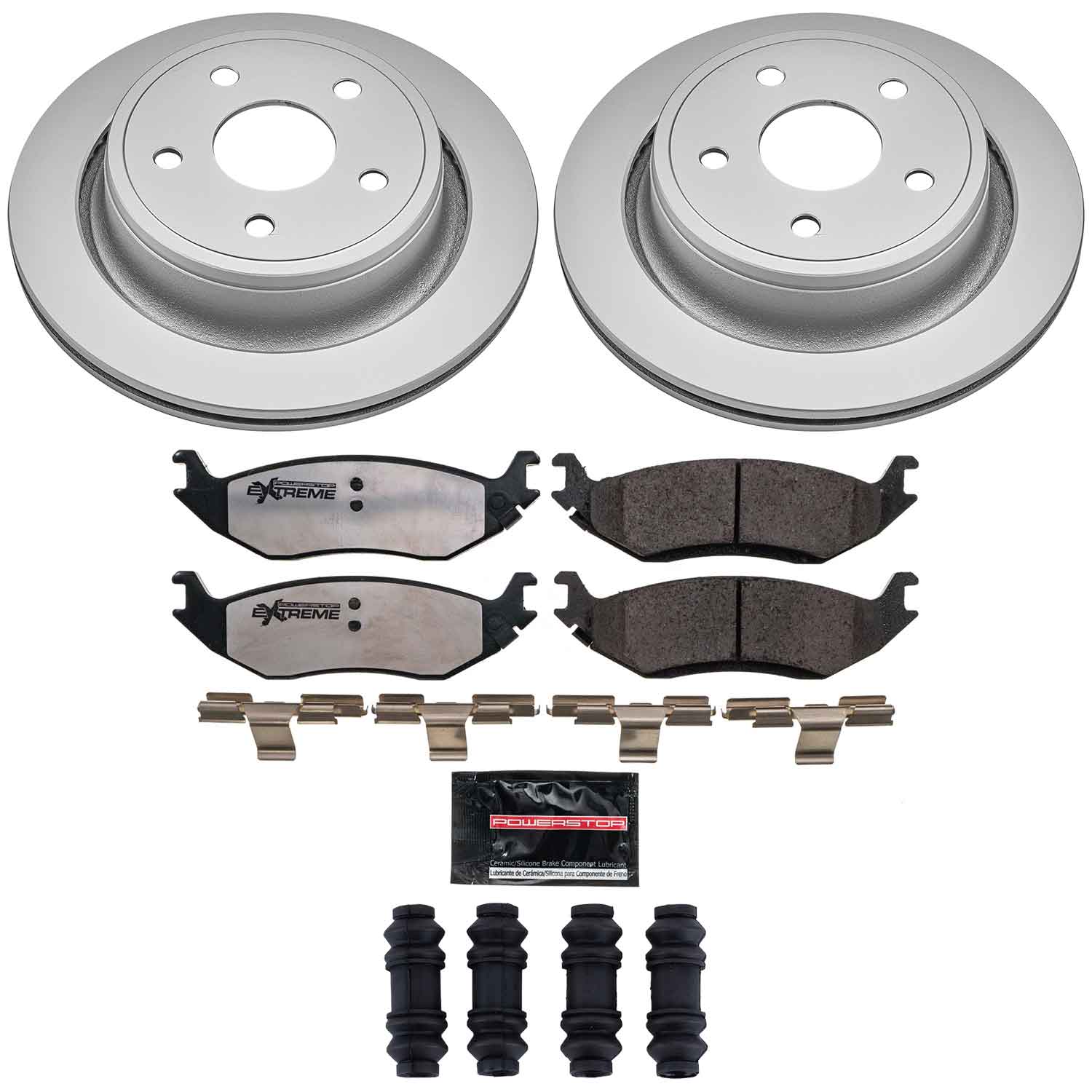 Z36 Truck & Tow Carbon-Fiber Ceramic Brake Pad and Coated Rotor Kit