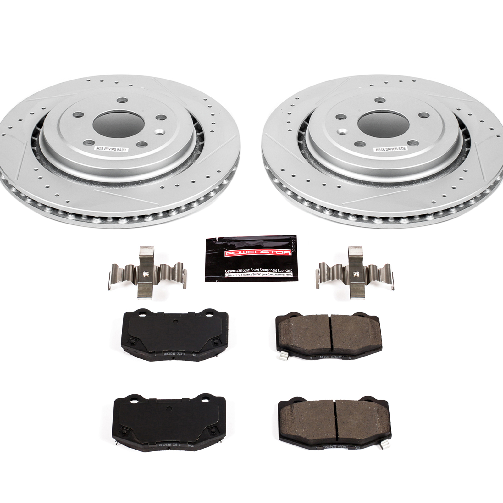 Z23 Daily Driver Carbon-Fiber Ceramic Brake Pad and Drilled & Slotted Rotor Kit