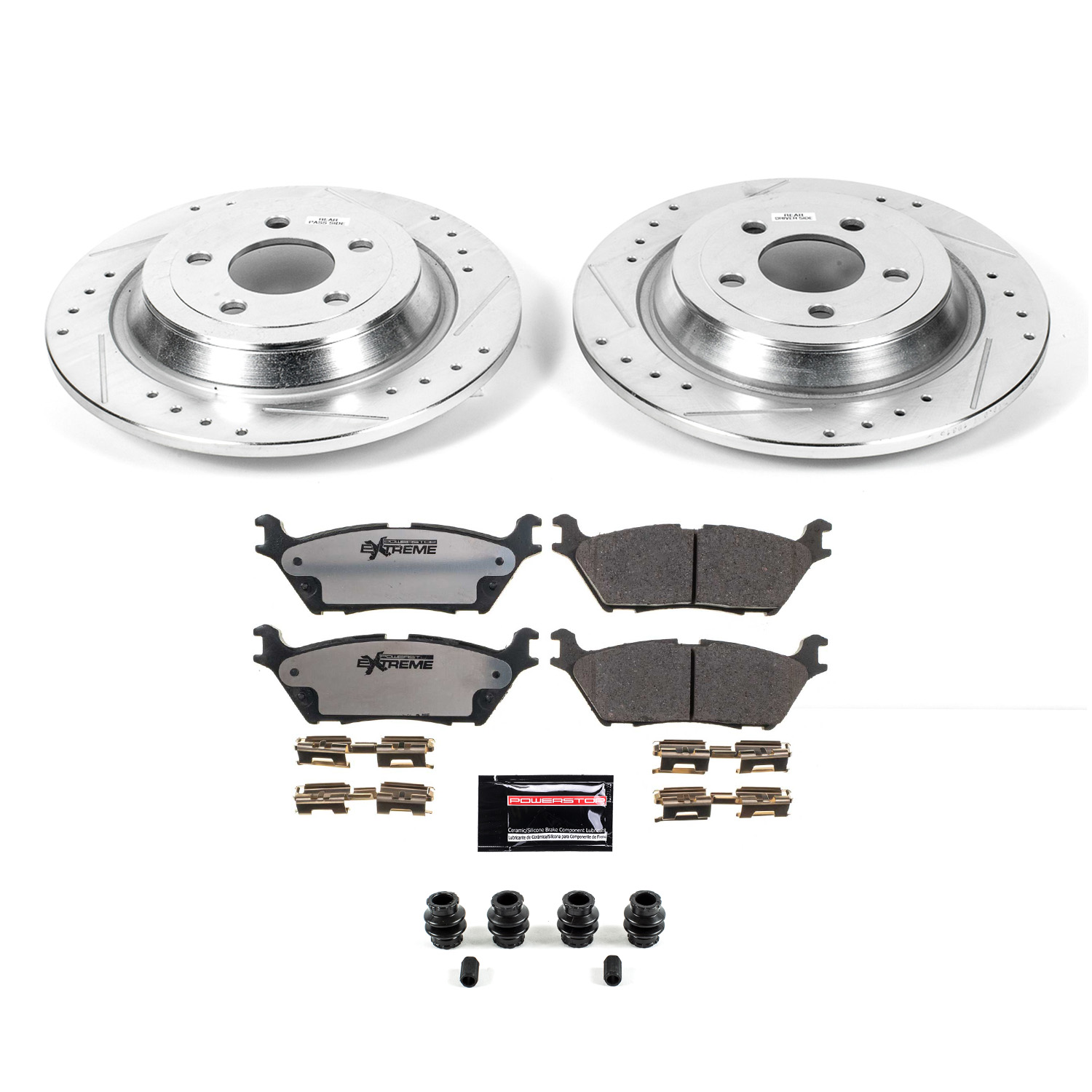 Z36 Truck and SUV Carbon-Fiber Ceramic Brake Pad and Drilled & Slotted Rotor Kit