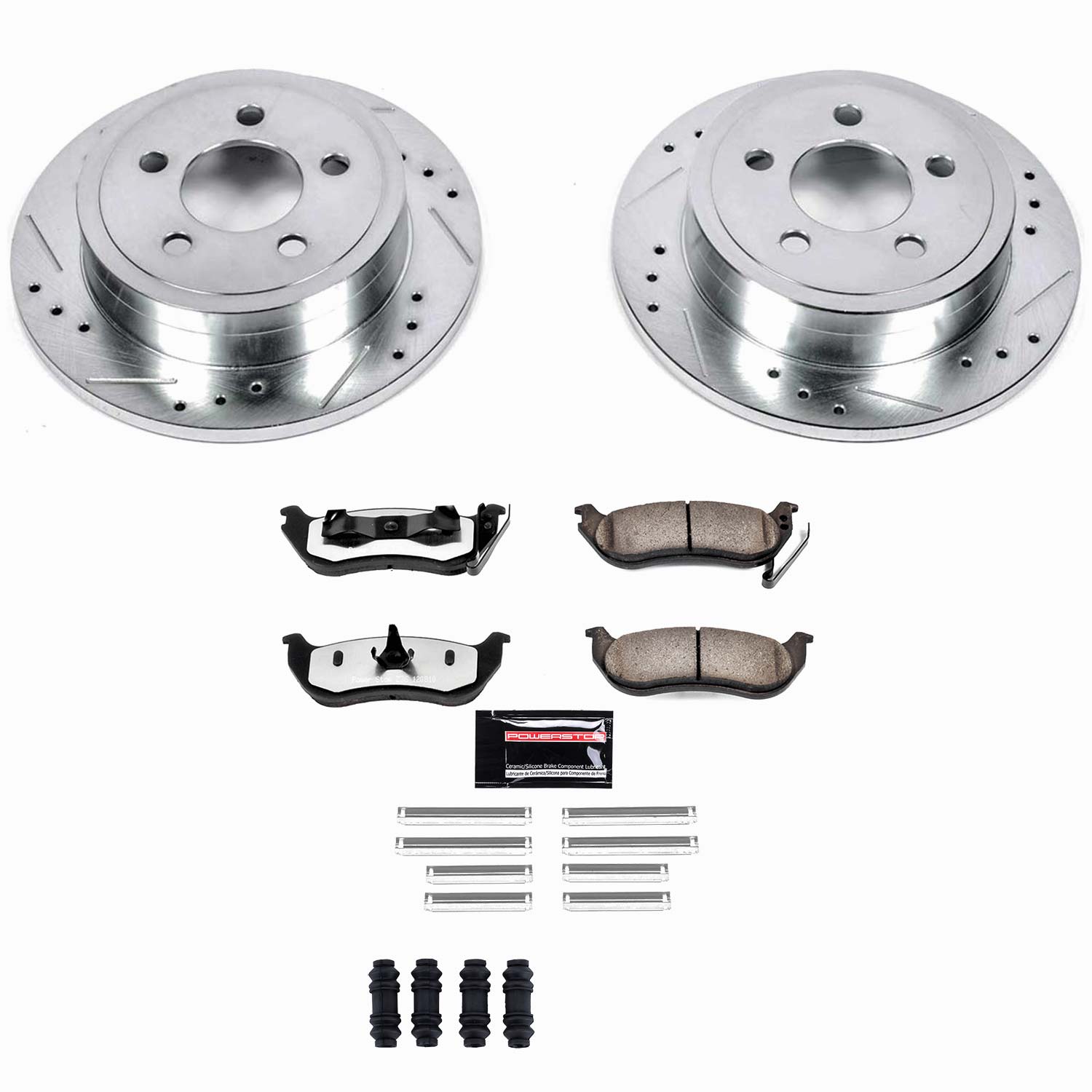 Z36 Truck and SUV Carbon-Fiber Ceramic Brake Pad and Drilled & Slotted Rotor Kit
