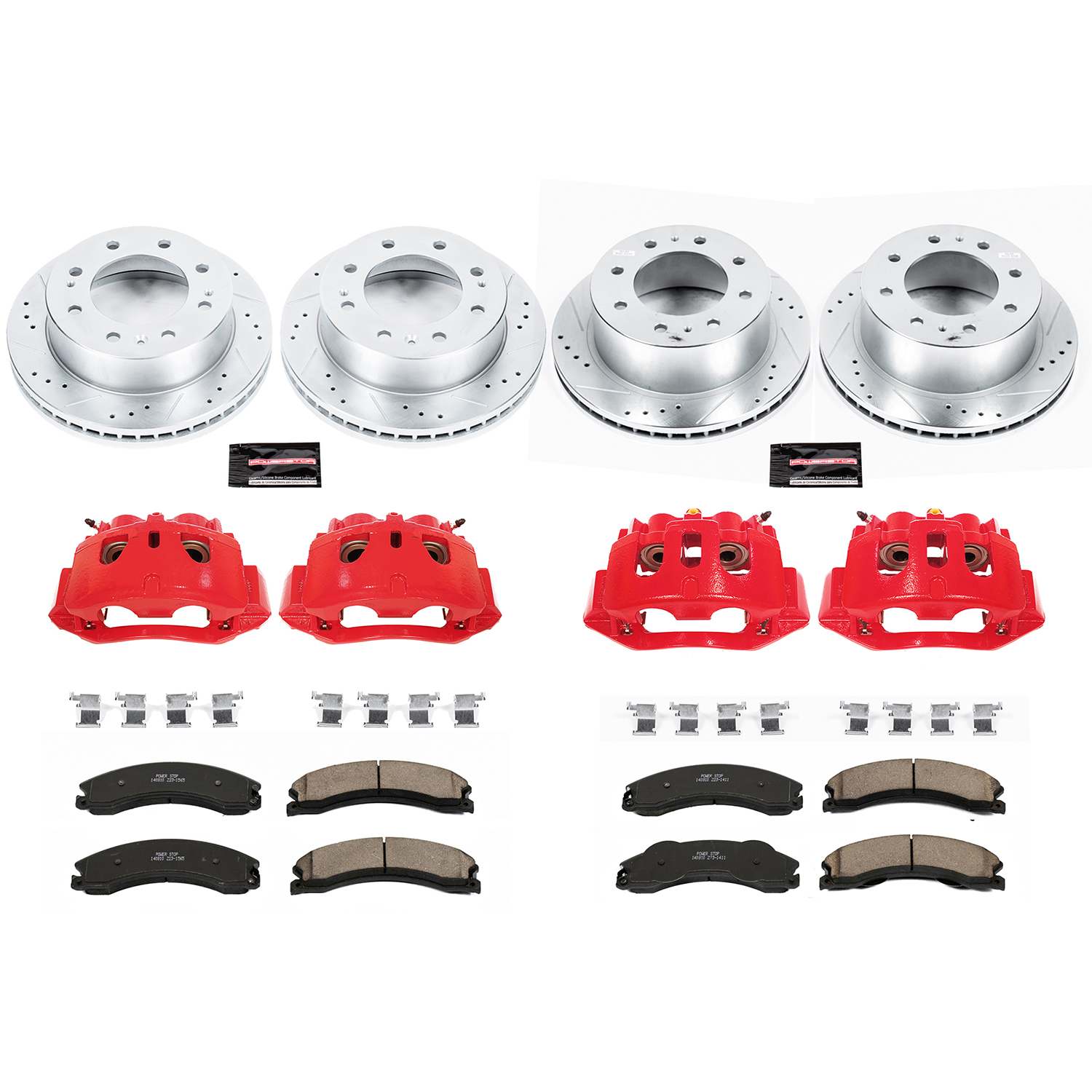Z23 Daily Driver Carbon-Fiber Ceramic Pads Drilled & Slotted Rotor & Caliper Kit