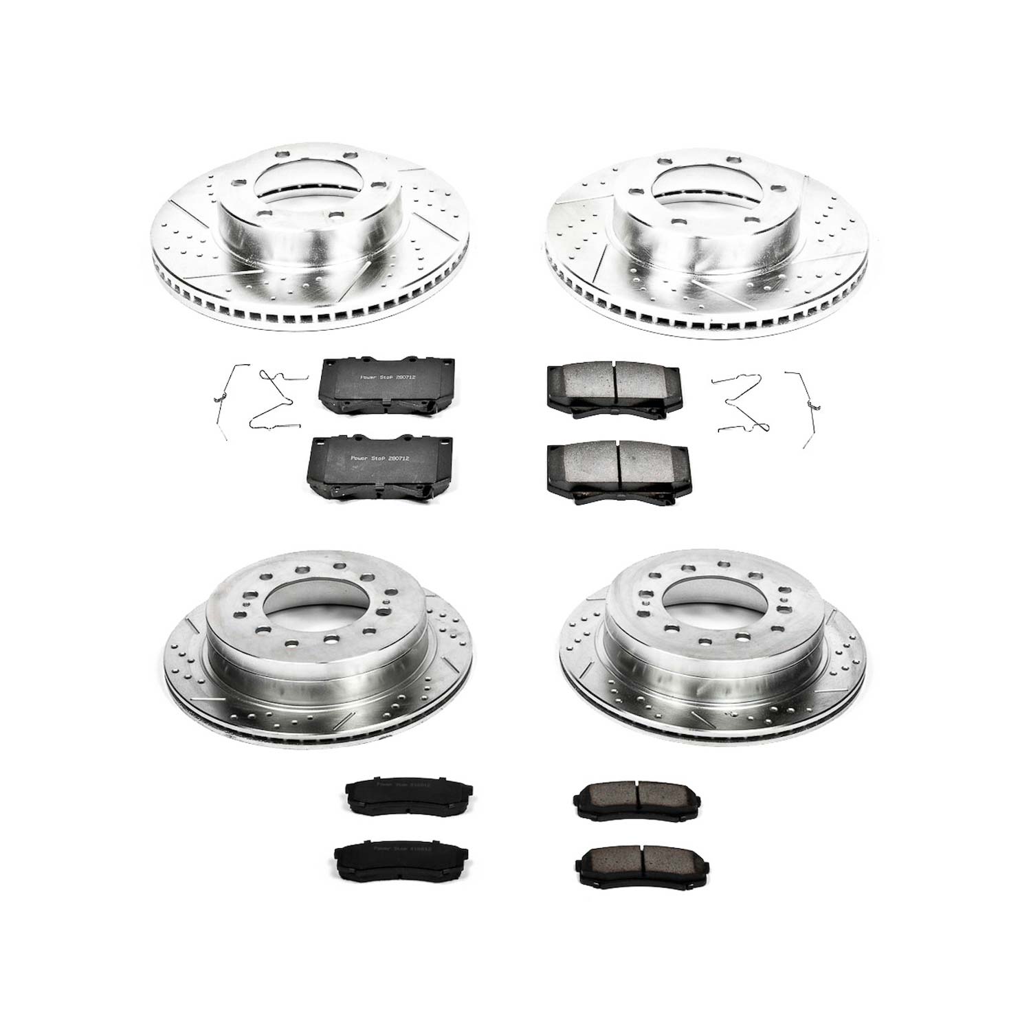Z23 Daily Driver Carbon-Fiber Ceramic Brake Pad and Drilled & Slotted Rotor Kit